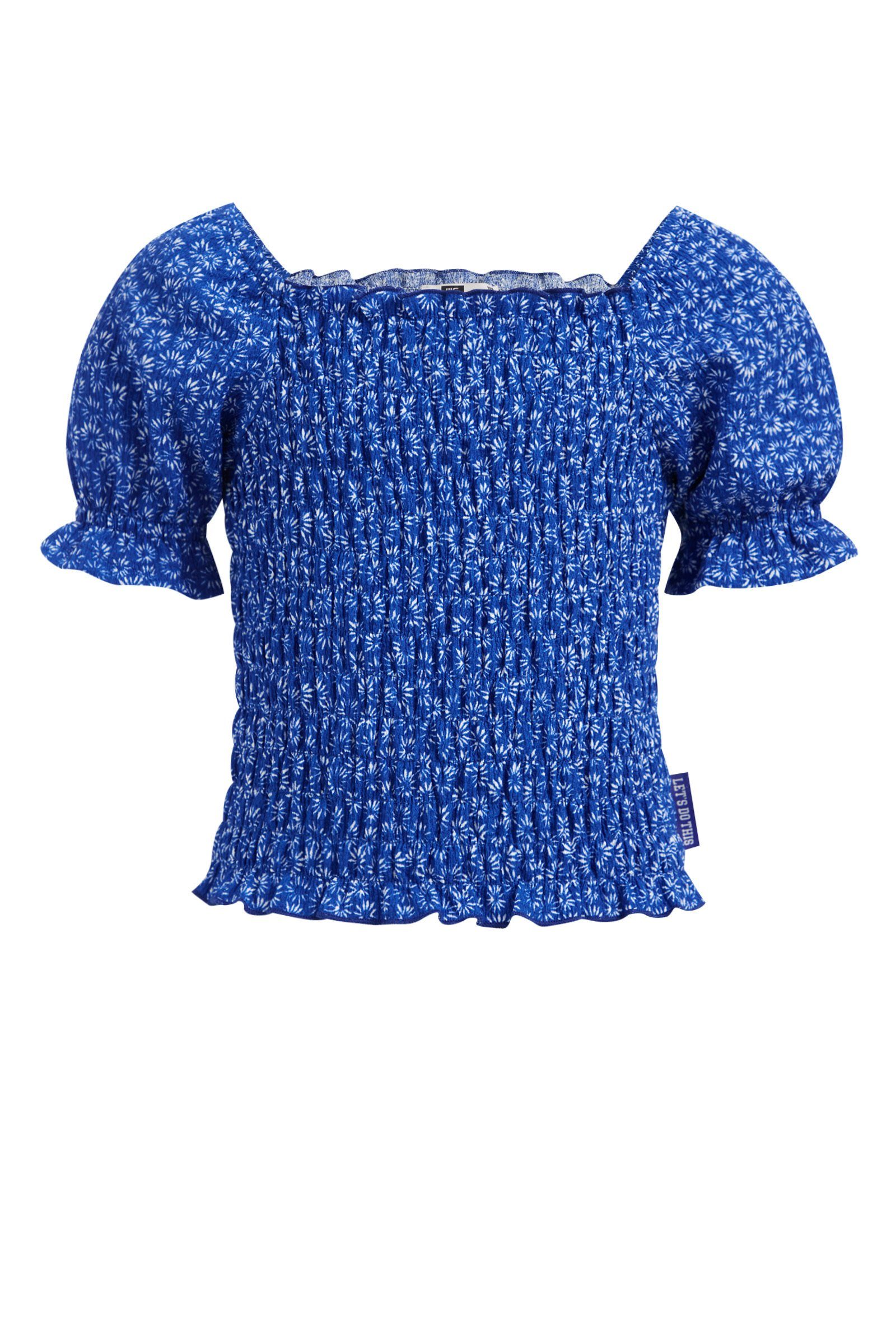 WE Fashion T-Shirt (1-tlg) Kobaltblau