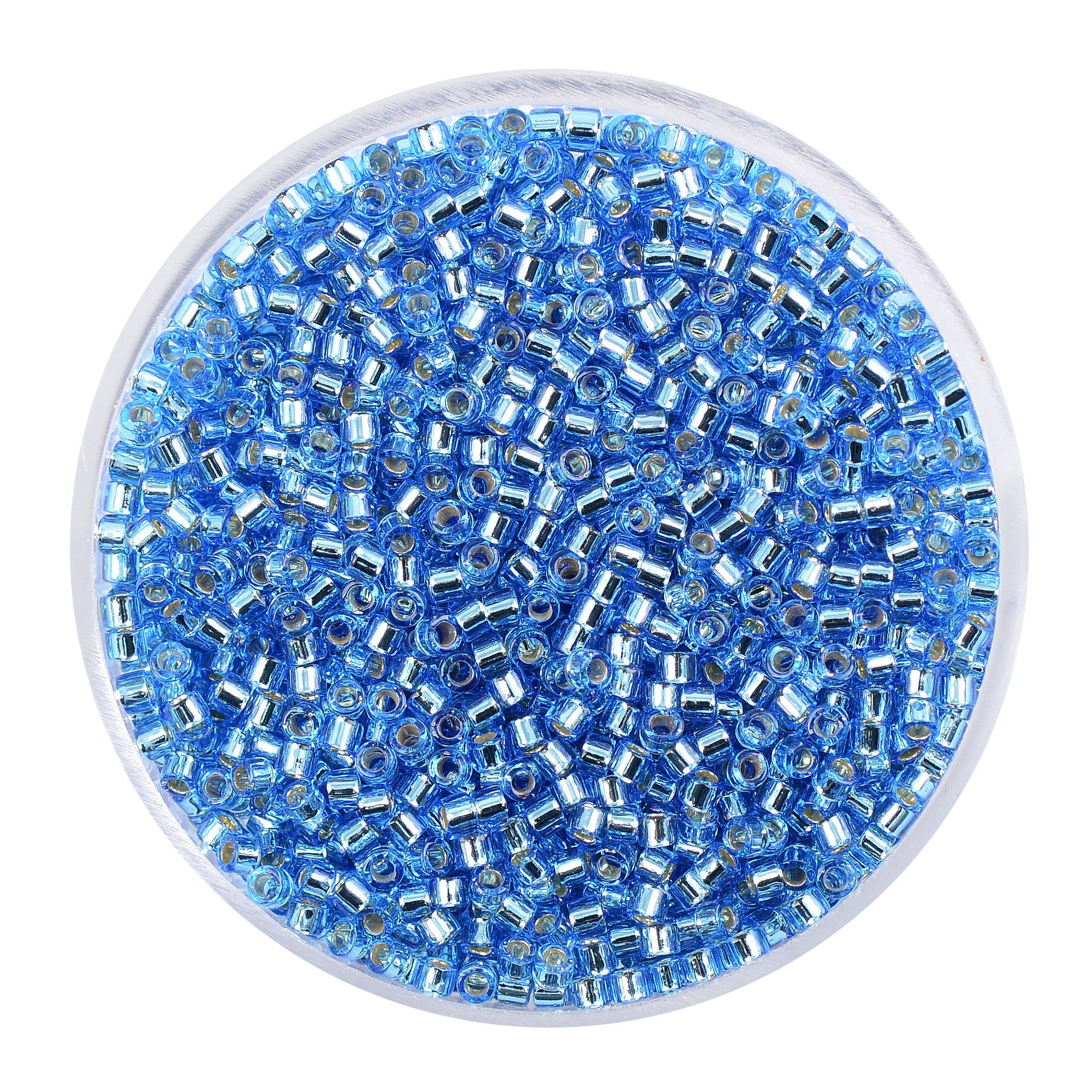 Pracht Bastelperlen Schmuckperlen Delica-Roccailles, 2 mm, unterschiedliche Farbauswahl