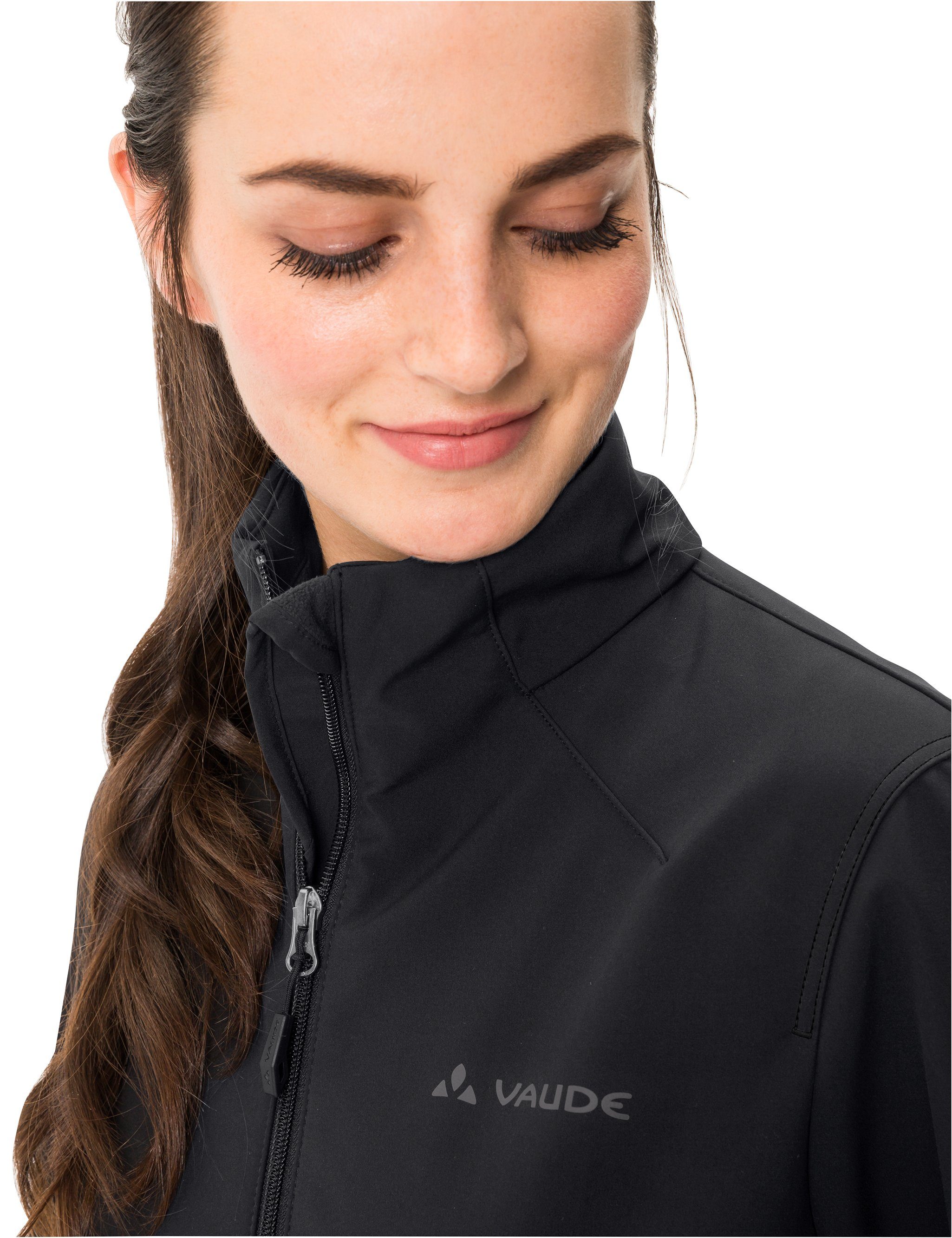 VI Cyclone Women's Jacket (1-St) kompensiert black VAUDE Klimaneutral Outdoorjacke