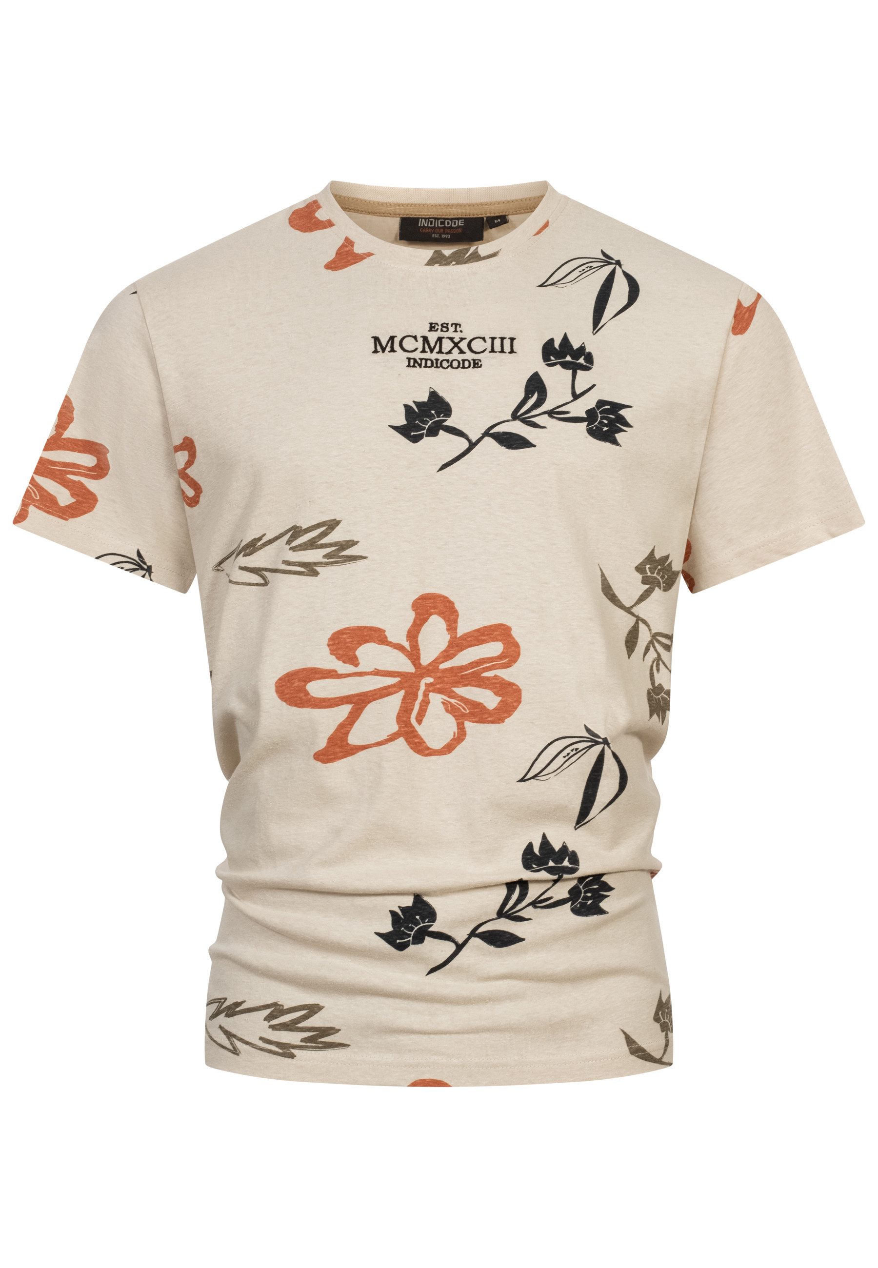 Indicode T-Shirt Herren INAsbjorn Shirt Tee Herrenshirt T-Shirt mit hochwer günstig online kaufen