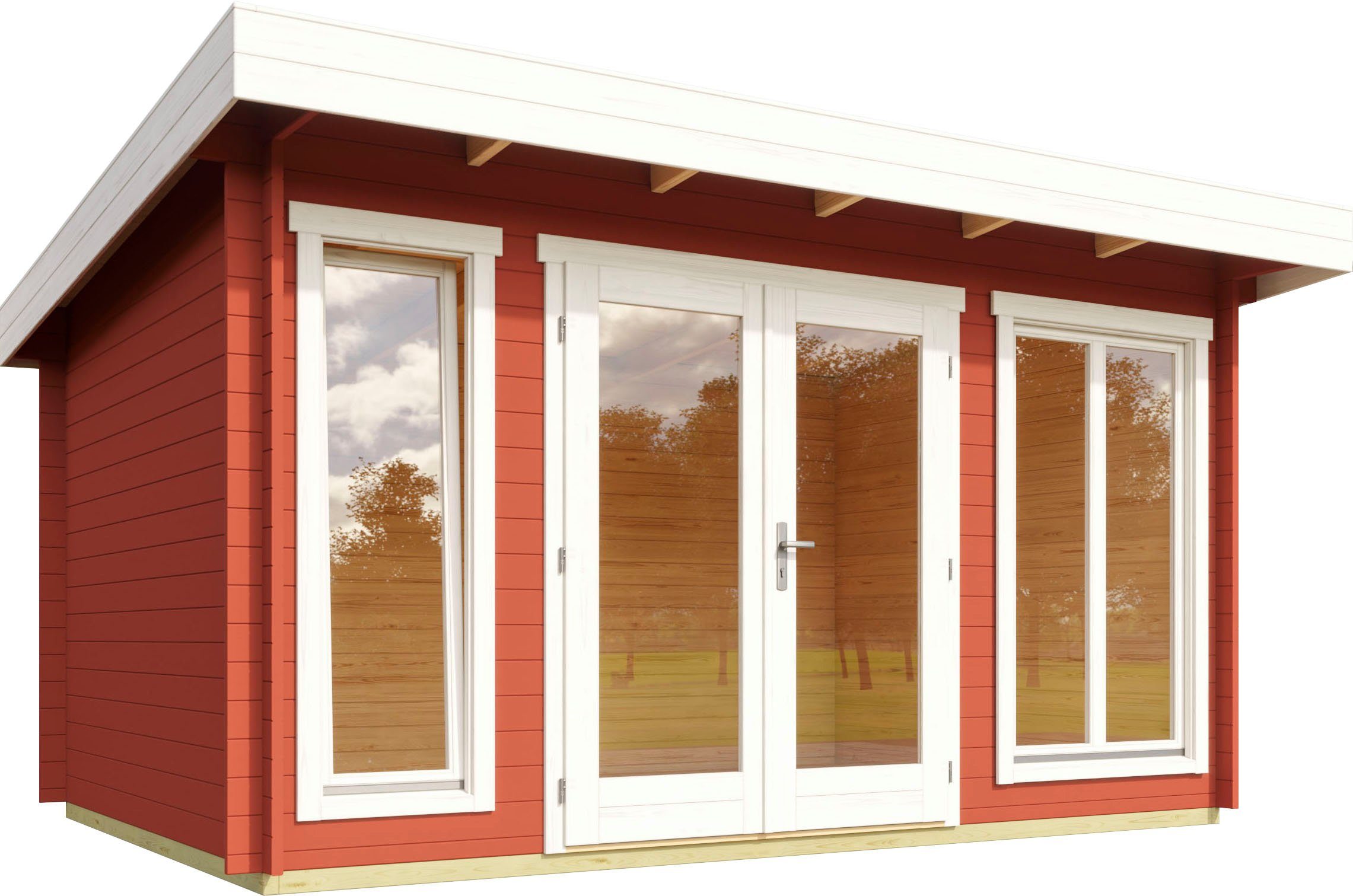 LASITA MAJA Gartenhaus DORSET, BxT: 430x370 cm, (Set, inkl. Fussbodenbretter zum verlegen)