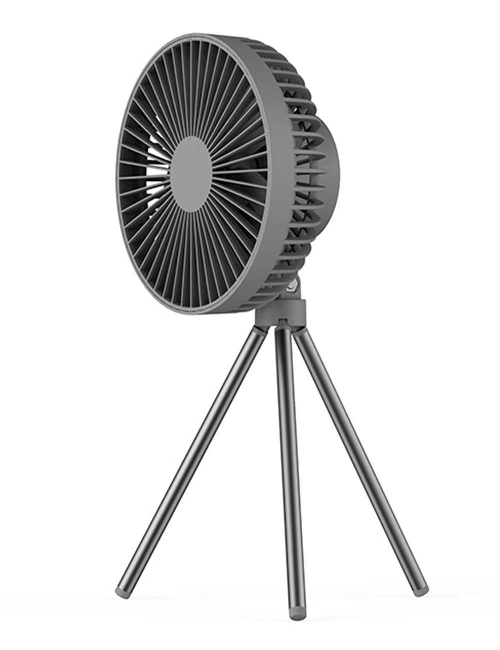 Vaxiuja Mini USBVentilator Wiederaufladbarer Ventilator mit LEDLaterne CampingVentilator