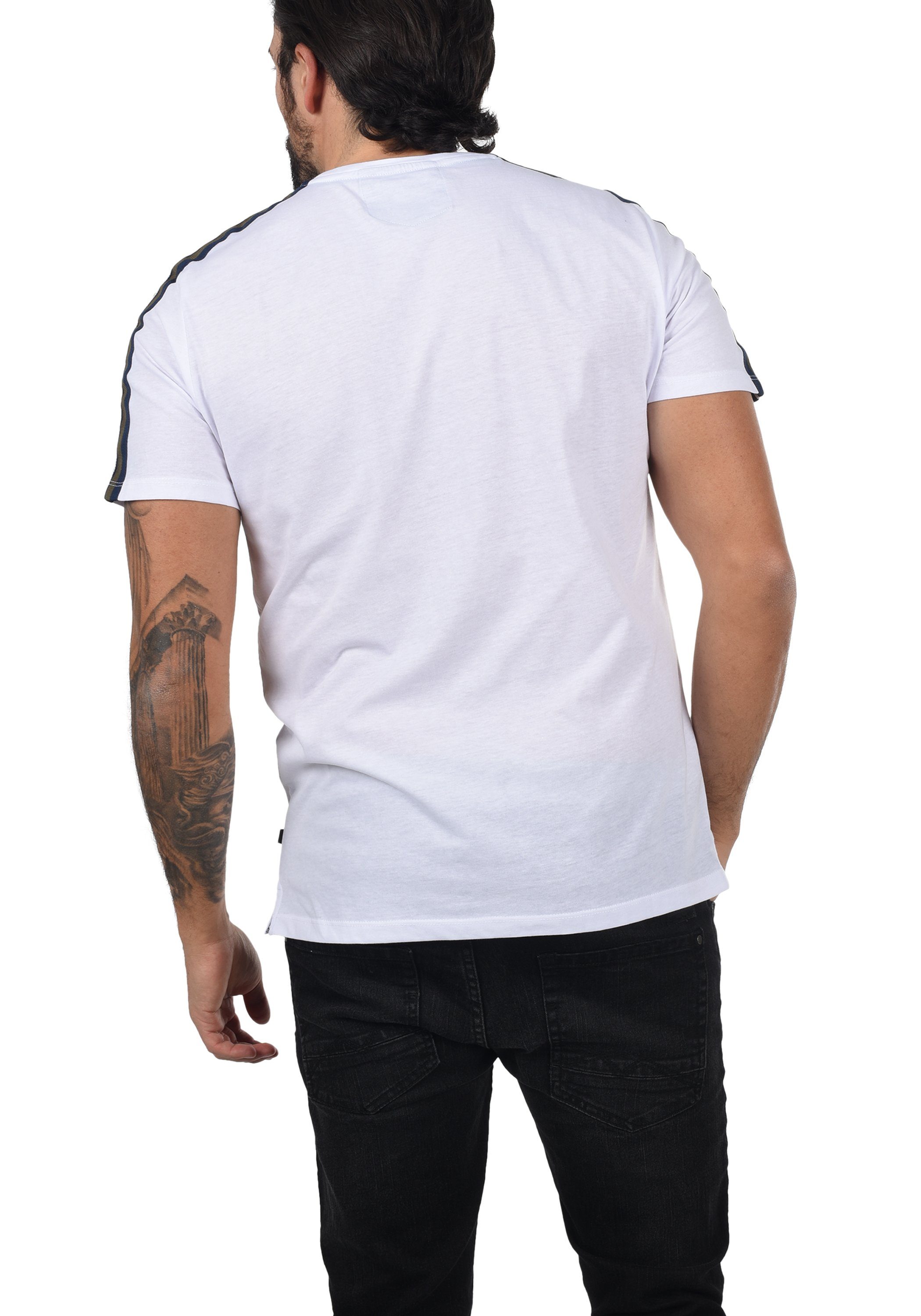 T-Shirt Rundhalsauschnitt mit Casual CFTshirt (50104) Rundhalsshirt 20502910 Bright white Friday -