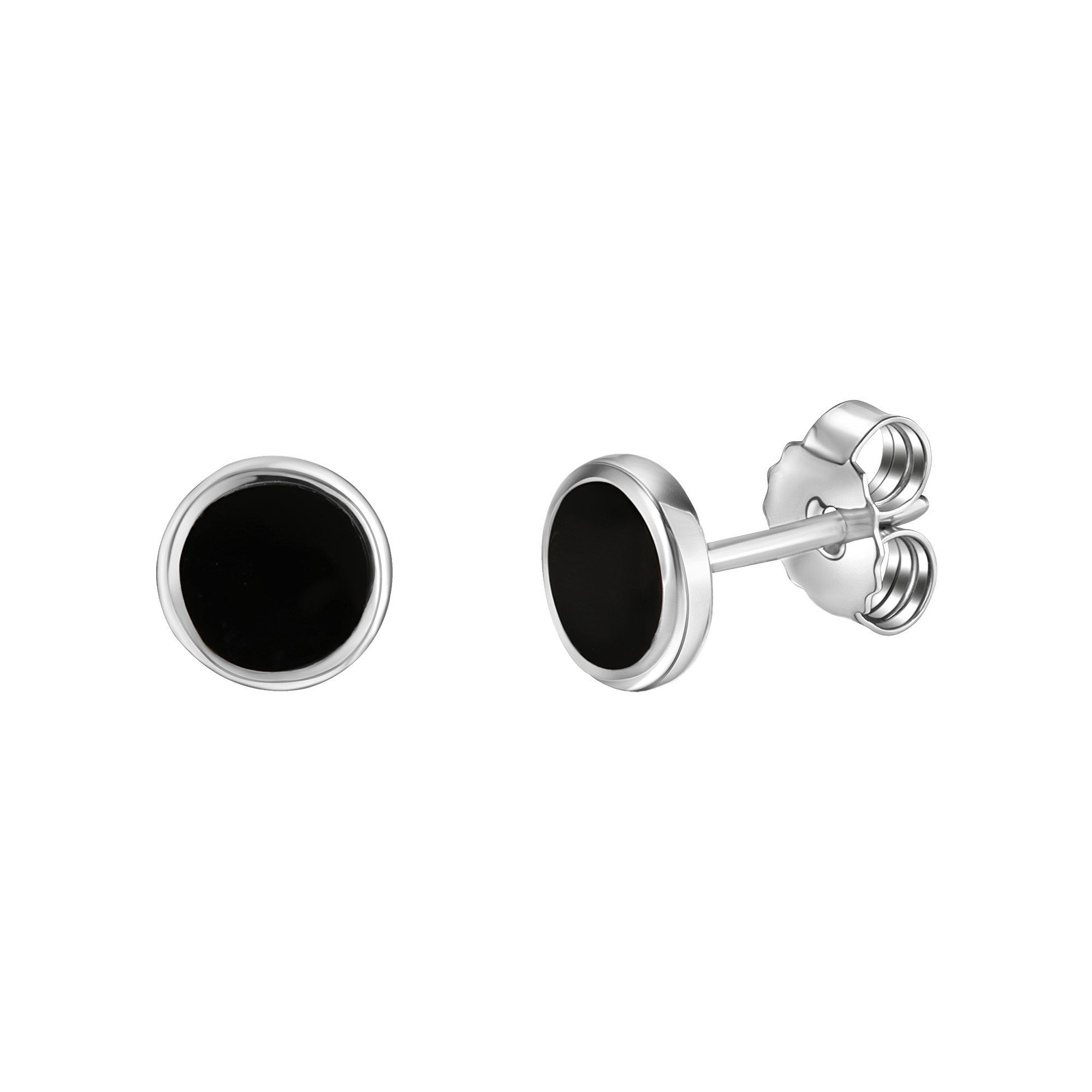Paar Ohrstecker 925-Sterling Silber rhodiniert