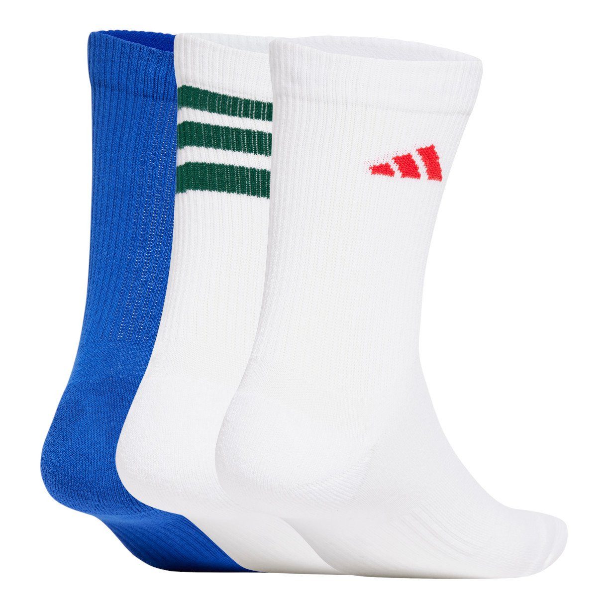 adidas Performance Sportsocken Logo Crew weiss/blau - 3 Paar günstig online kaufen