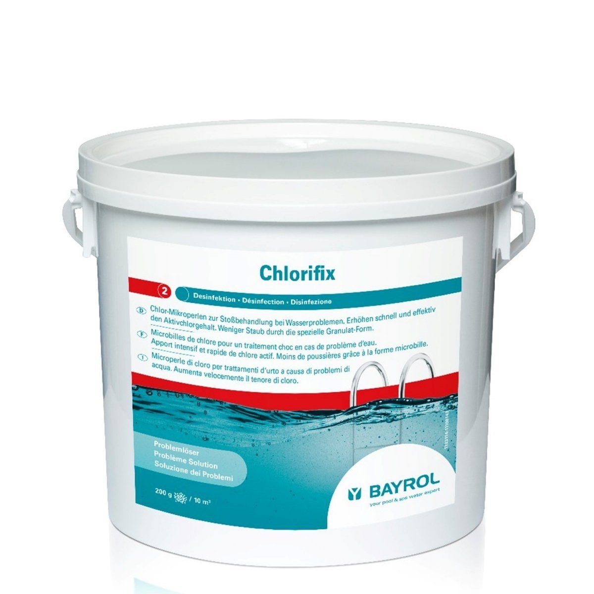 Poolpflege Bayrol Chlorifix 10kg schnelllöslich Chlor Granulat Desinfektion Pool