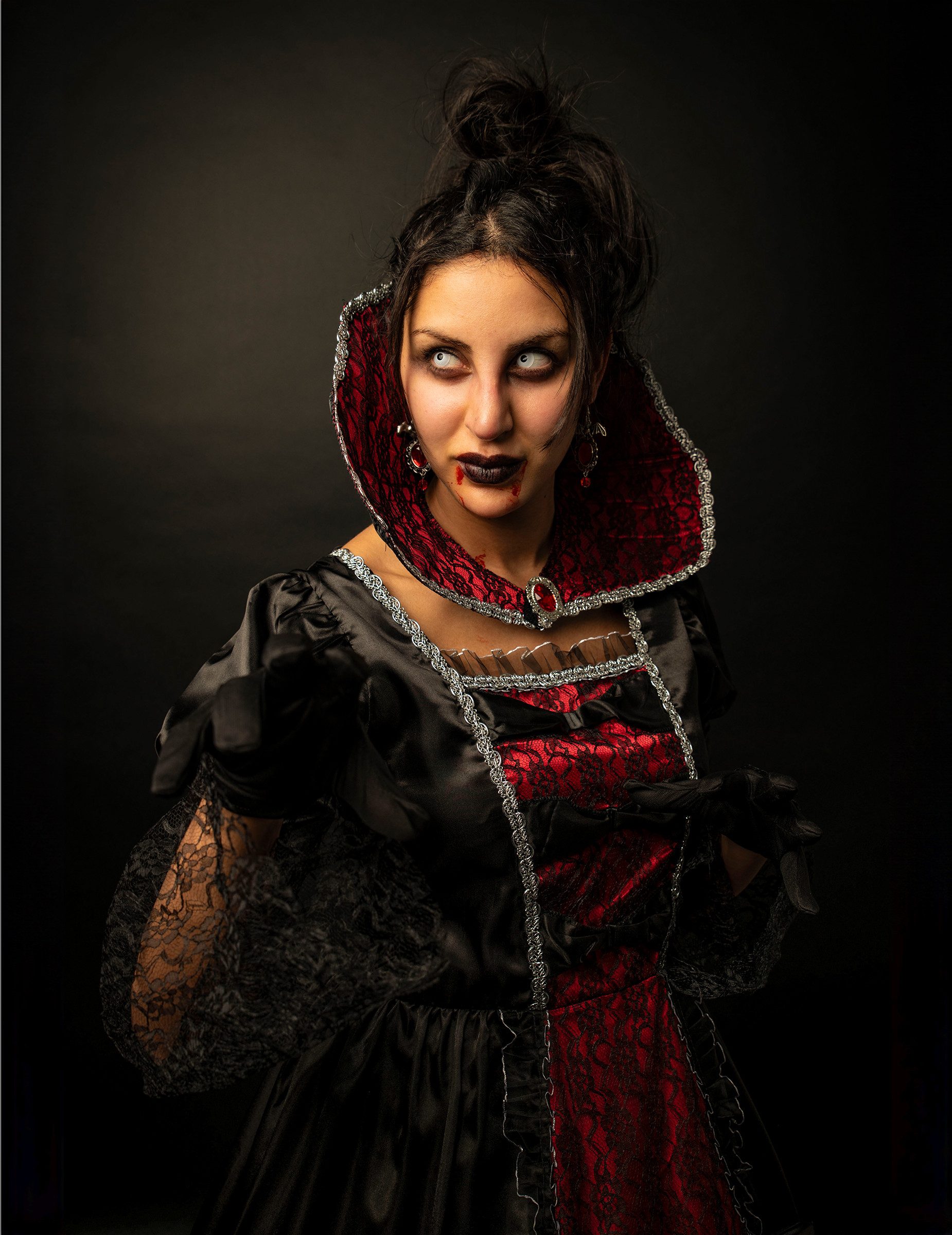 Viving Costumes Kostüm Halloween-Kostüm Barock Vampirin für Damen