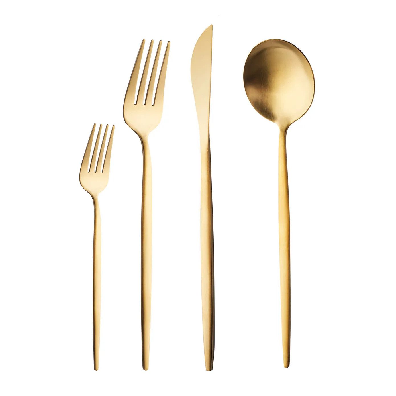 Karaca Besteck-Set Karaca Bella V2 24-teiliges Besteckset für 6 Personen – Matte Gold