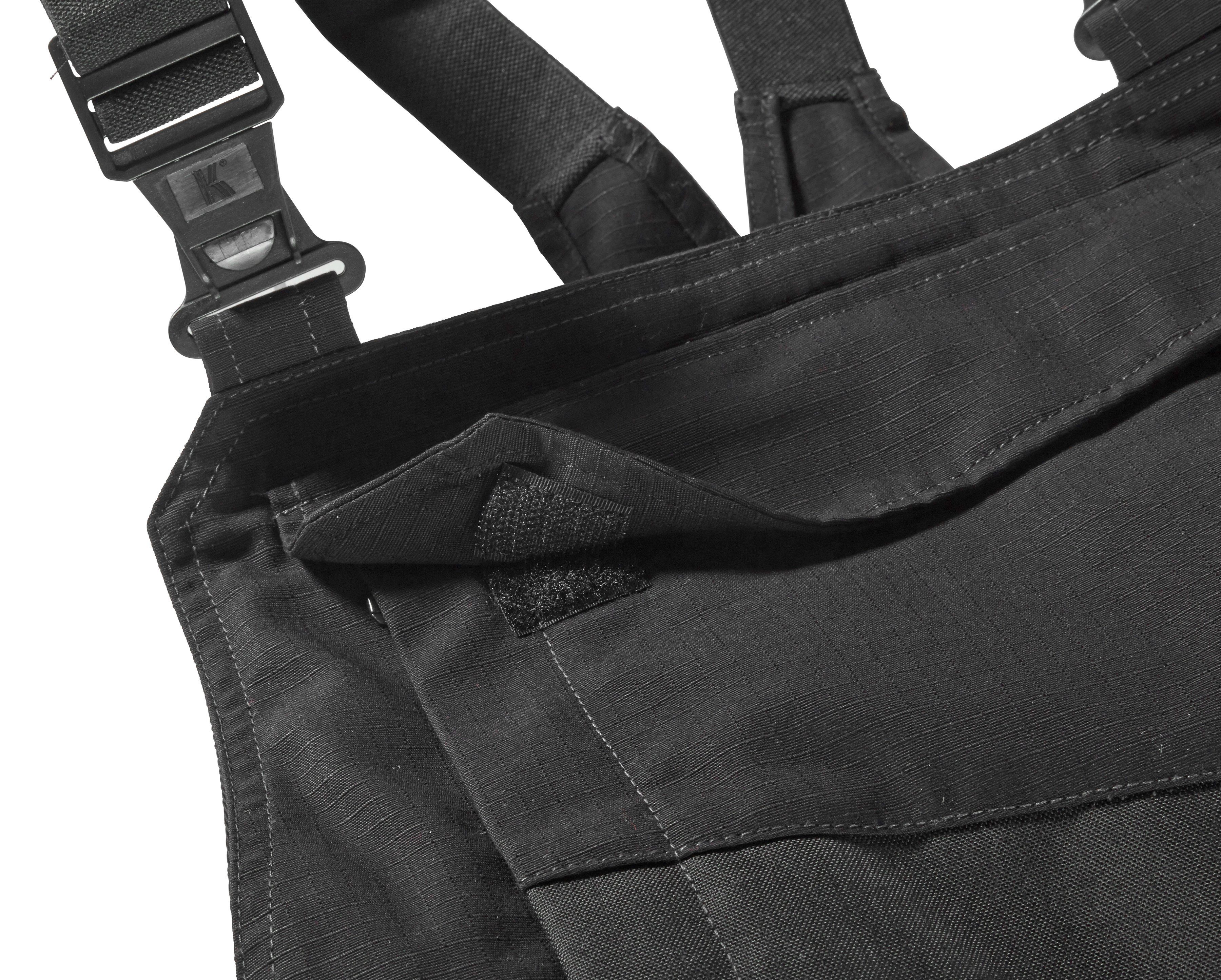 Kübler Latzhose Verstärkungen CORDURA® mit schwarz-grau