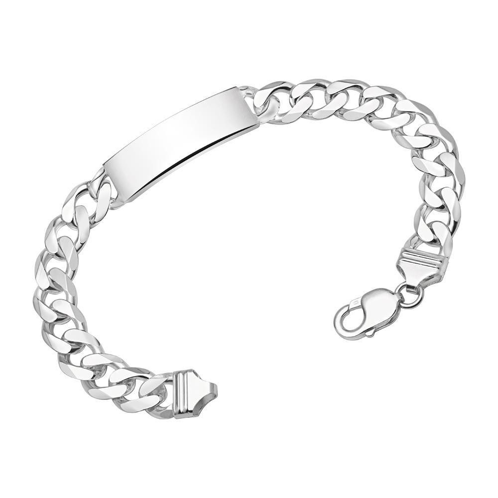 Silberarmband 12mm 925 Silber Armband Länge wählbar (19-25cm)