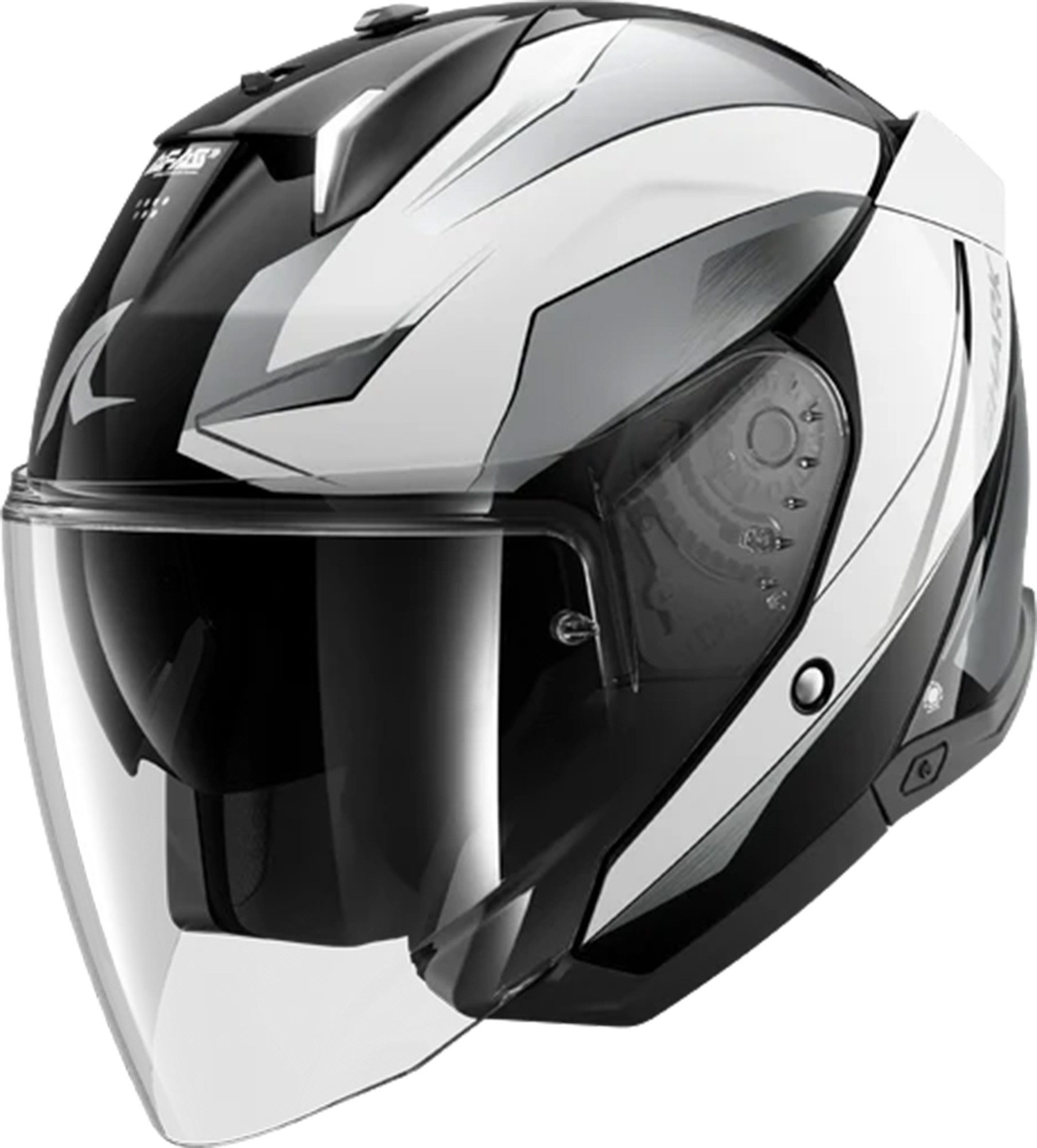 Shark Motorradhelm Skwal i3 Mekarium Jethelm, Antifog Beschichtet,vorbereitet Für Kommunikationssystem,geeignet