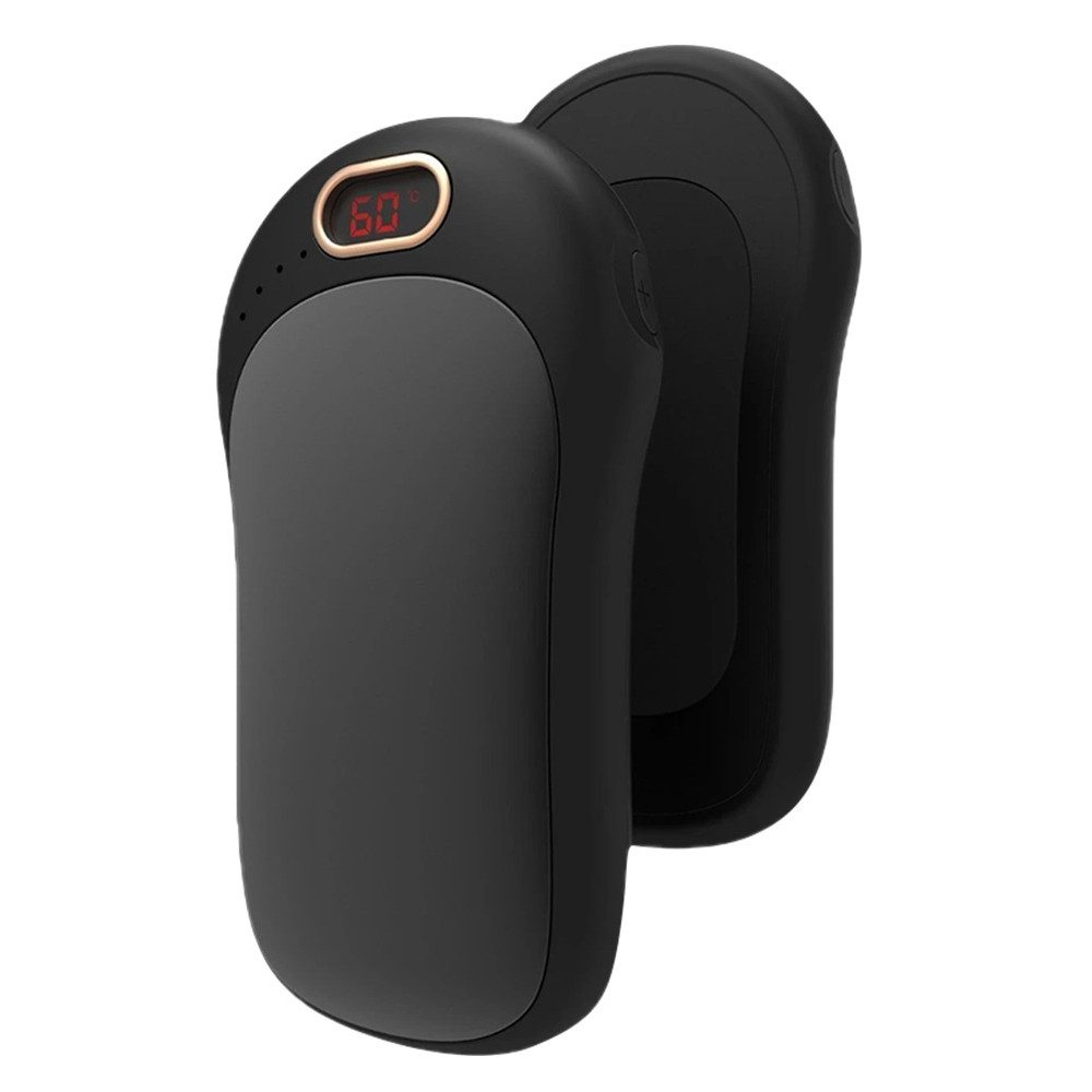 Topcony Handwärmer Elektrischer Handwärmer magnetisch 10000mAh USB-C Stufen Set, Sekunden Heizung&6h Stunden Lang Anhaltende 1-tlg., 2-in-1 Magnetische Handwärmer Elektrisch, LED-Anzeige, für Outdoor-Sport/Golf/Camping/Weihnachtsgeschenke