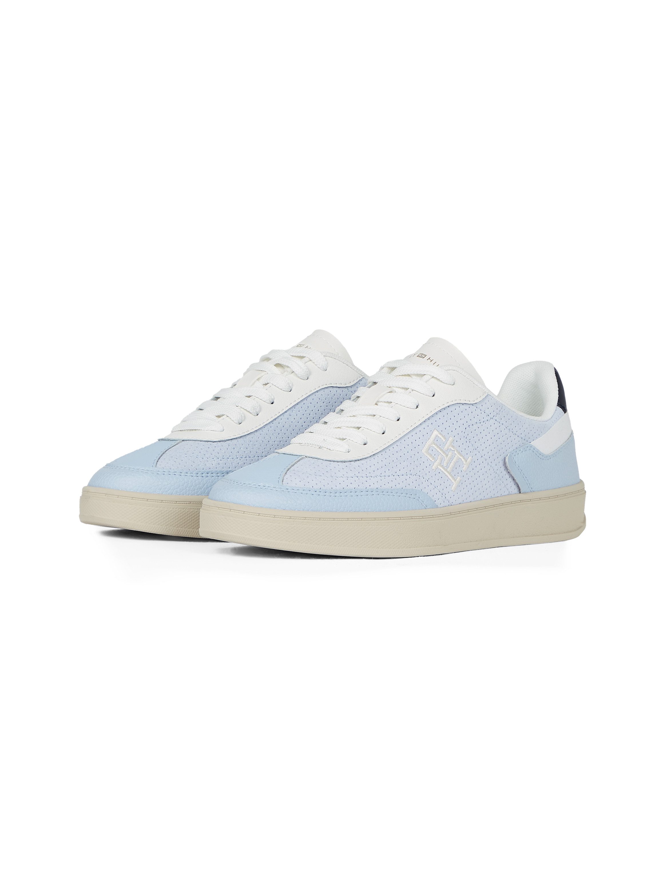 Tommy Hilfiger TH HERITAGE SNEAKER PERF Plateausneaker, Freizeitschuh, Halb günstig online kaufen