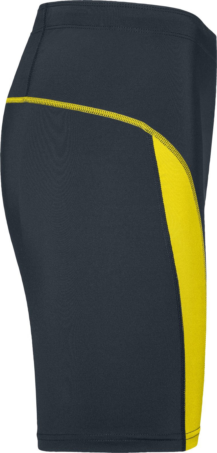 James & Nicholson Laufhose Doppelpack Kurze Lauftights Herren Laufhose Running Shorts JN478 (Doppelpack, 2er-Pack) Weiche, elastische Qualität mit Elasthan