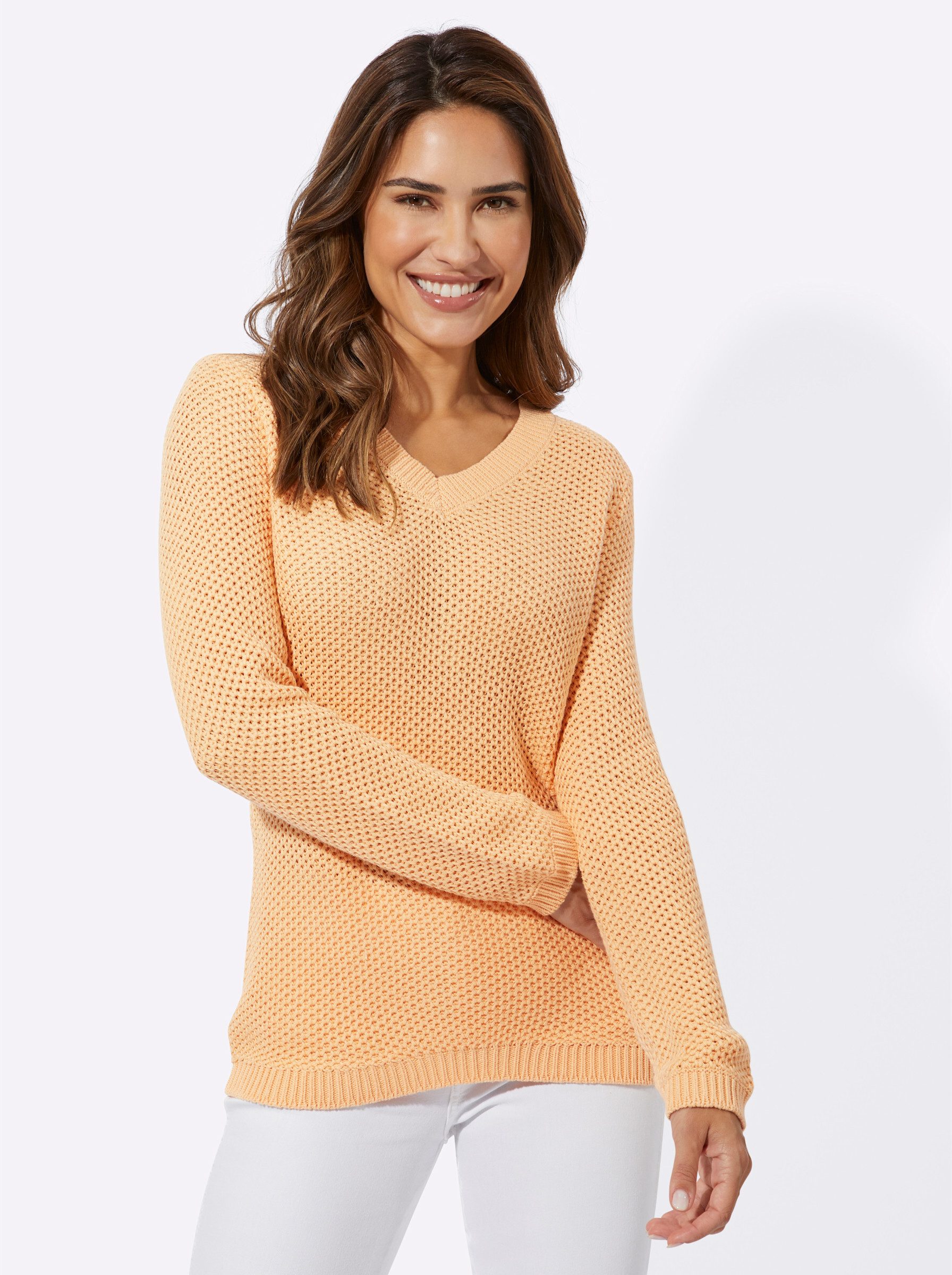 Strickpullover Langarm-Pullover
