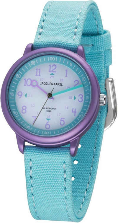 Jacques Farel Solaruhr ORSO 3075, Armbanduhr, Kinderuhr, ideal auch als Geschenk