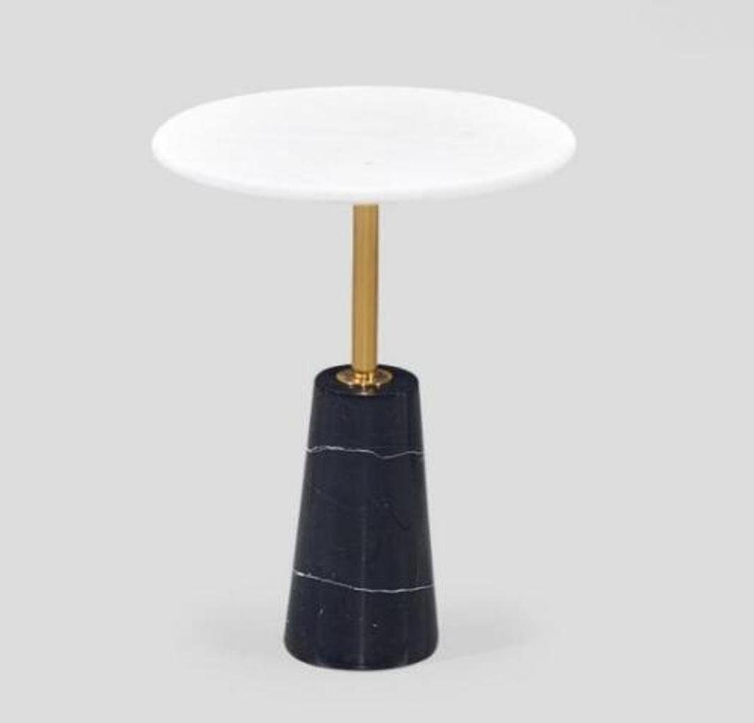 JVmoebel Beistelltisch Luxus Runder Marmor Beistelltisch Hochwertiger Tisch Kaffeetisch (1-St., 1x nur Beistelltisch), Made in Europa
