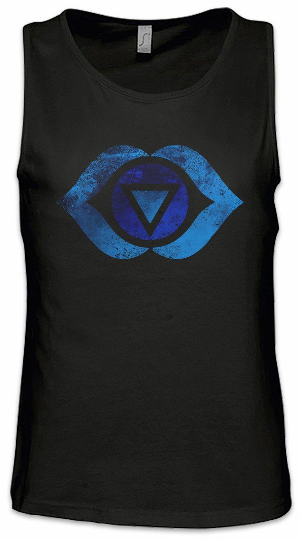 Tanktop Chakra Ajnya Ärmelloses T-Shirt Ajna Stirn Buddha Stirnchakra Third
