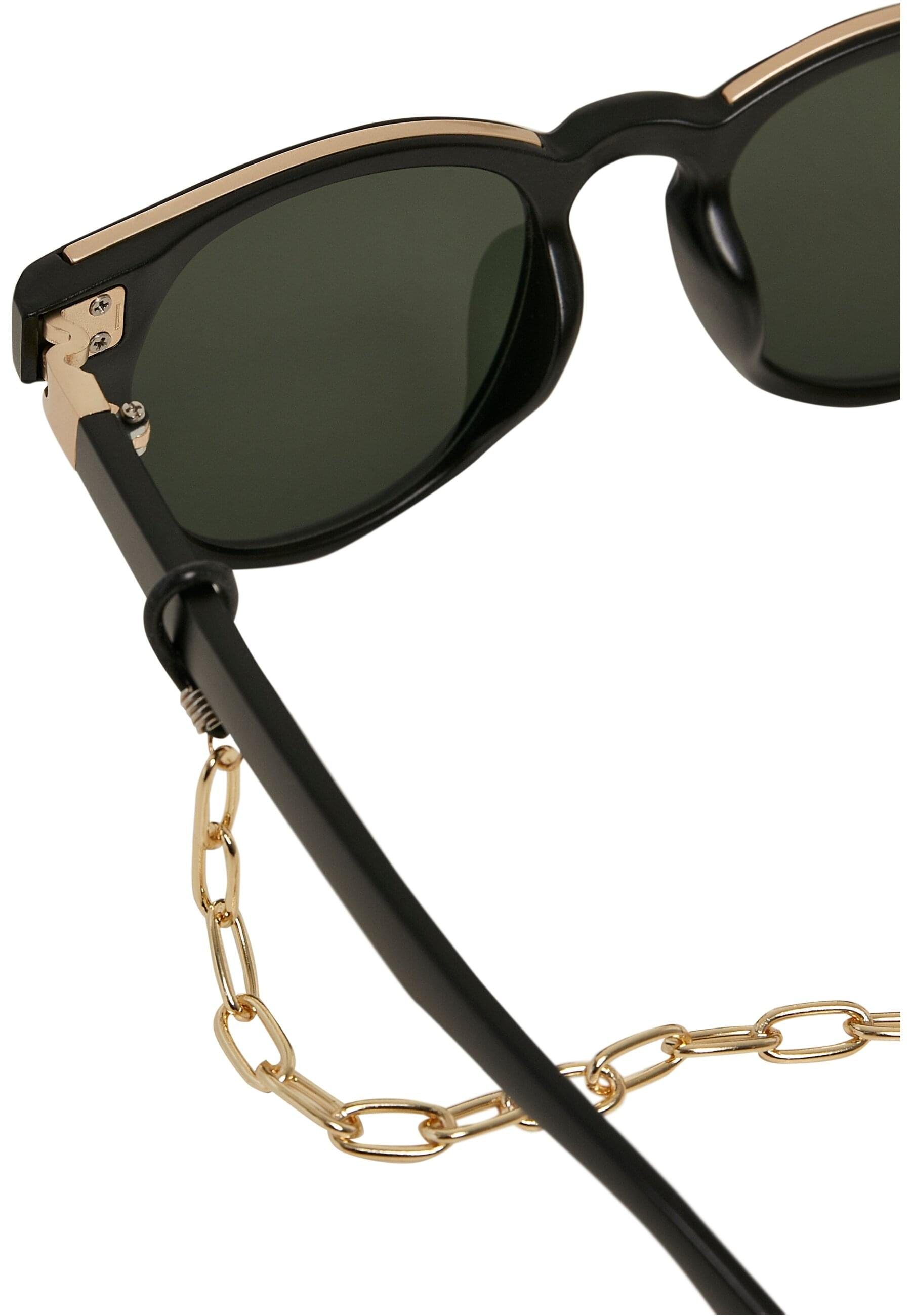 Sunglasses Unisex URBAN Sonnenbrille Italy CLASSICS black/gold/gold with chain