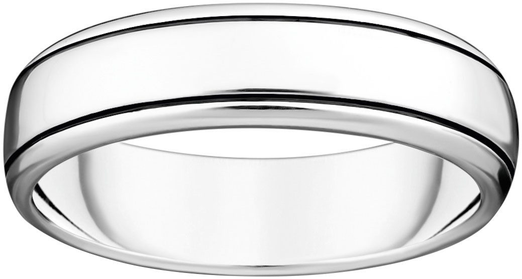THOMAS SABO Fingerring Schmaler Linien-Ring Silber