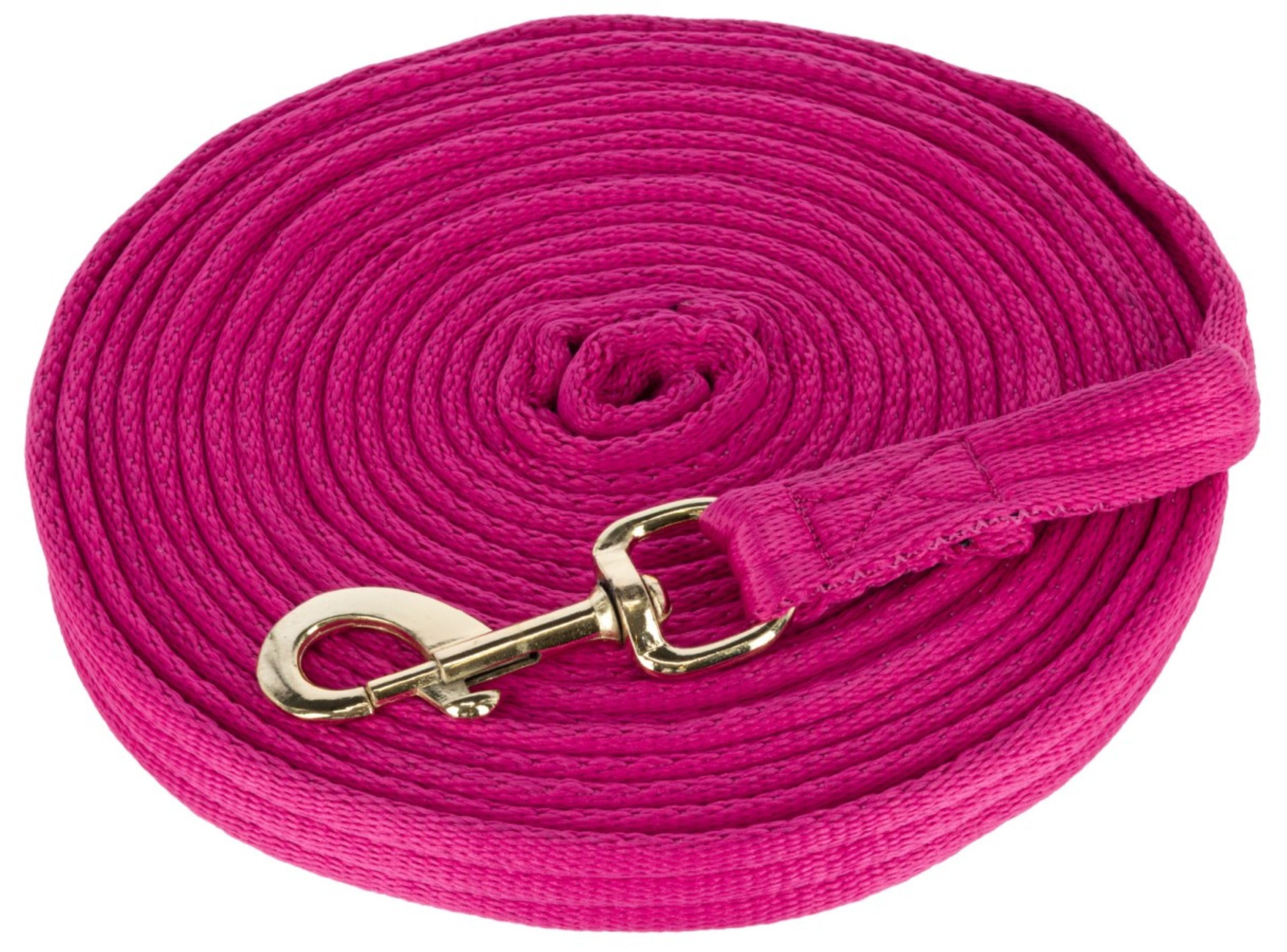 Covalliero Führstrick Kerbl Longierleine Softlonge pink, Länge 8m - 3232305