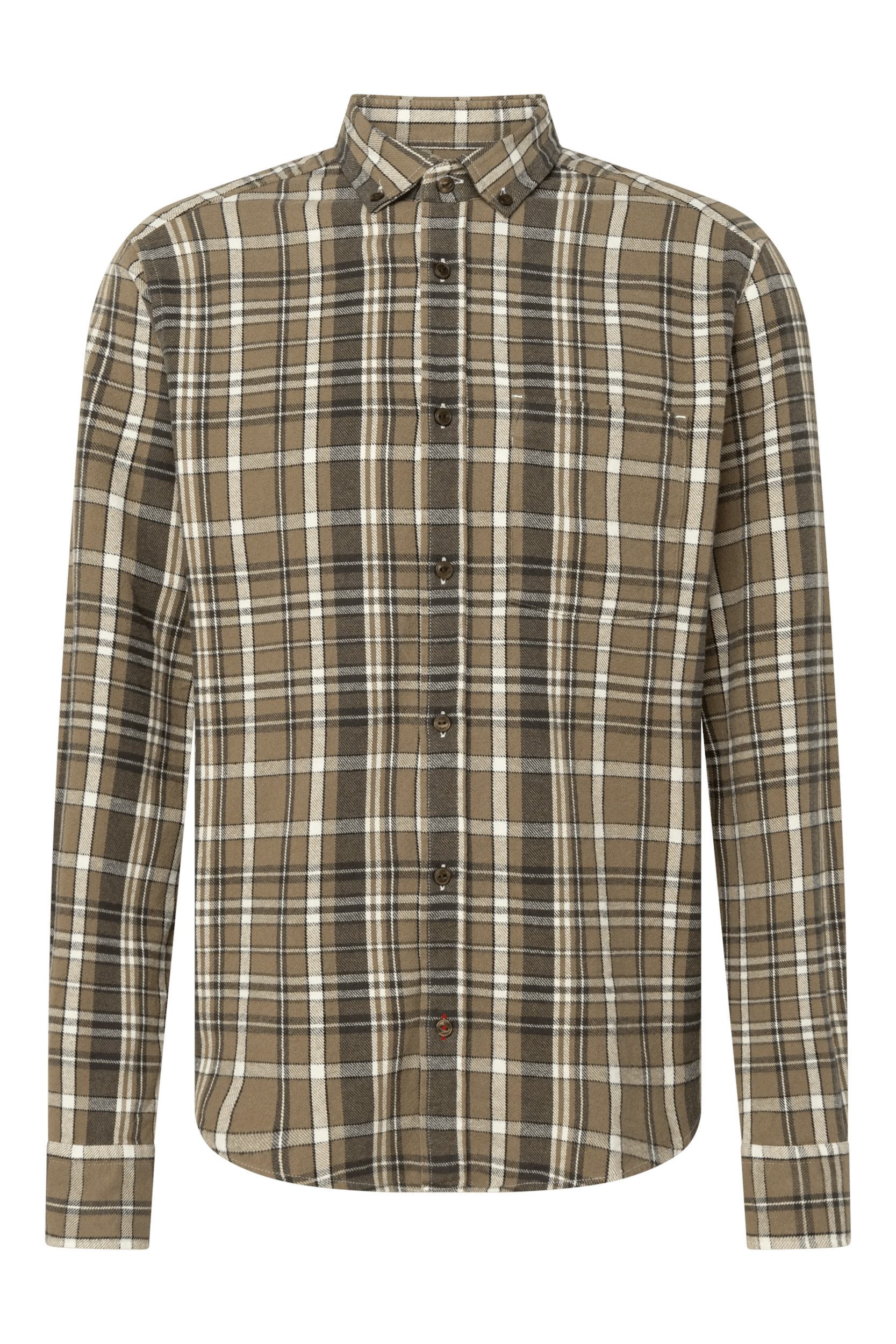 Joop Jeans Langarmhemd Hali kariert, Button-down-Kragen