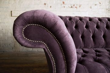 JVmoebel Chesterfield-Sofa, Sofa 2 Sitzer Chesterfield Design Relax Sofas Polster Moderne