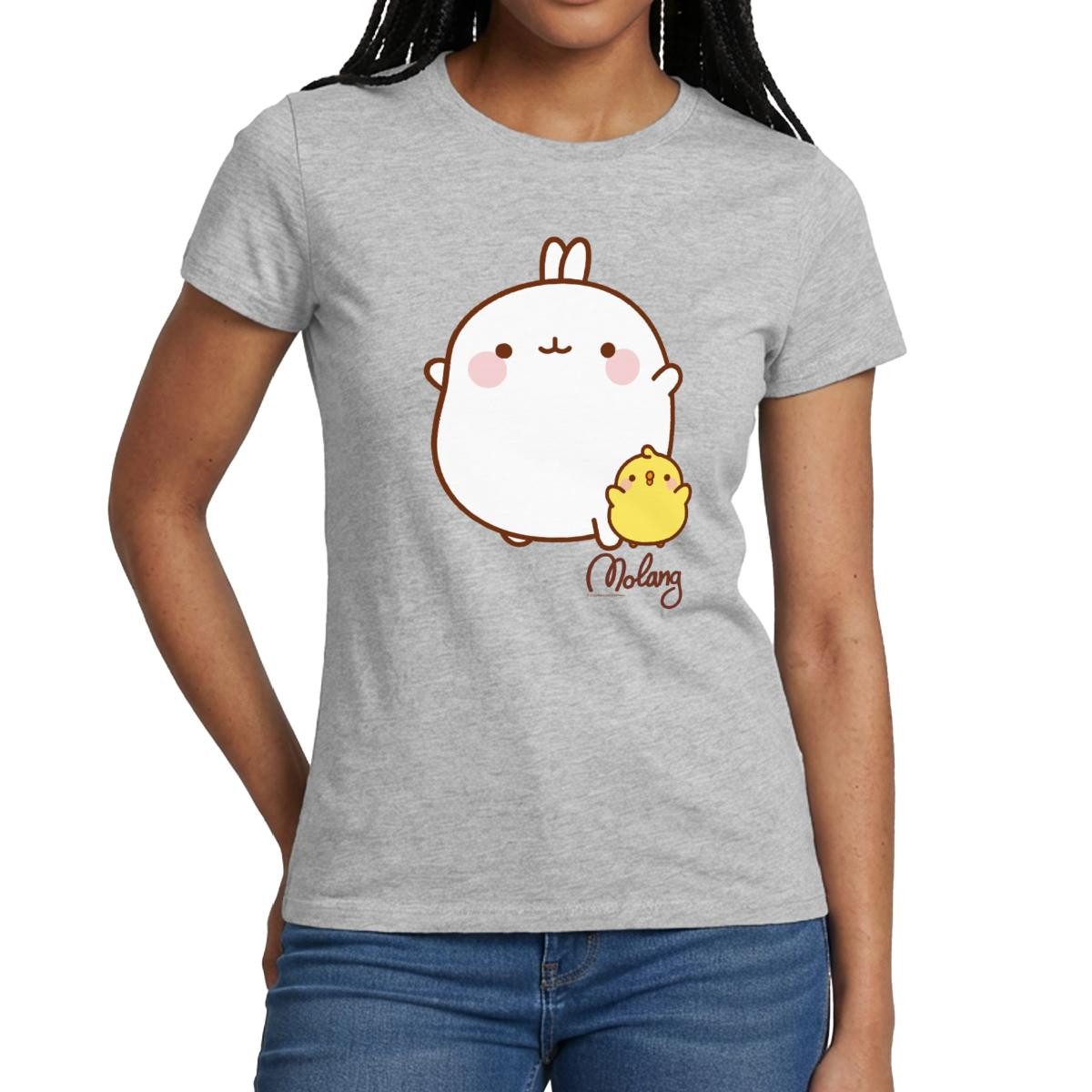 T-Shirt Molang Piu Piu Freunde Frauen T-Shirt