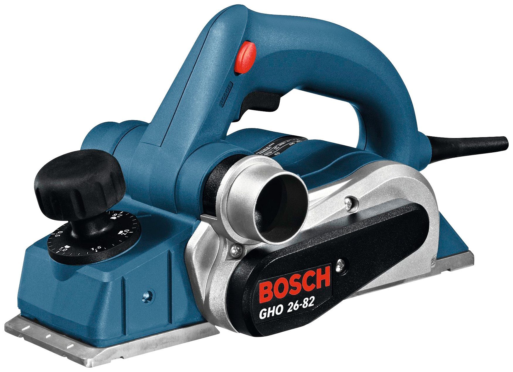 Bosch Professional Elektrohobel GHO 26-82 D Professional, 710 in W,  Hobelbreite: 82 in mm, (1-tlg), Allroundhobel, Sein kraftvoller 710-Watt-Motor  liefert schnelle und genaue Hobelergebnisse