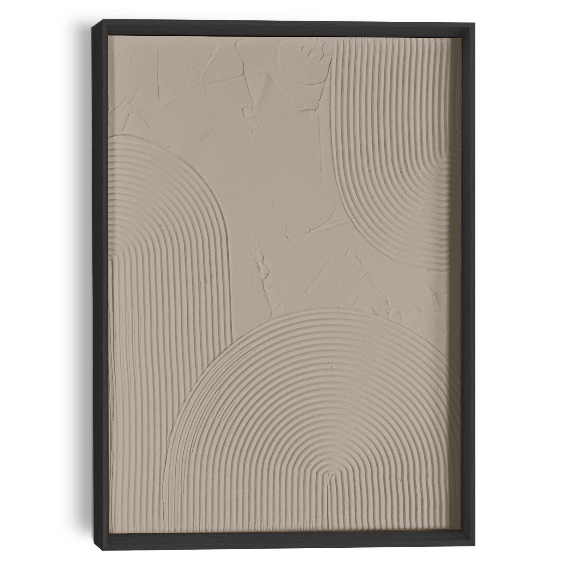 Reinders! Wandbild Reliefbögen taupe, Wohnzimmer - Braun - MDF - Abstrakt - günstig online kaufen
