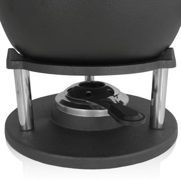 BBQ-Toro Fondue 9-teiliges Gusseisen Fondue Set für 6 Personen, 2 L, Fondueset