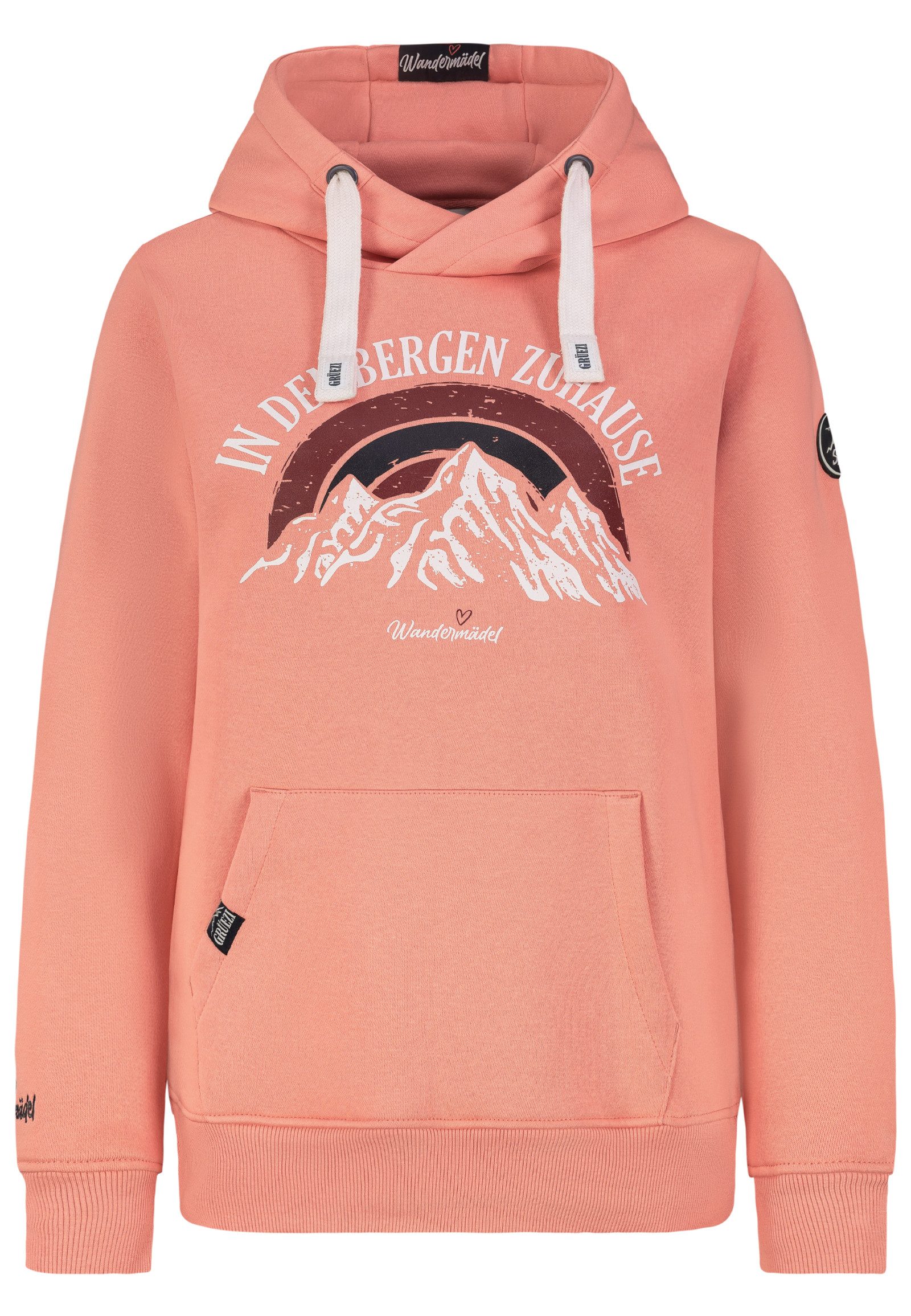SUBLEVEL Hoodie Bergliebe Design Hood für Outdoor Fans (1-tlg) D10600BA02734_Sweat