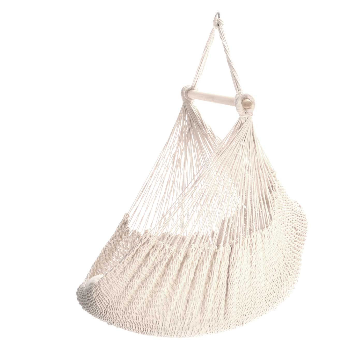 HängemattenGlück Hängestuhl Hängesessel Balao Grande Baumwolle bio von Hängemattenglück, Fair hergestellter Artikel aus Bio Baumwolle GOTS zertifiziert