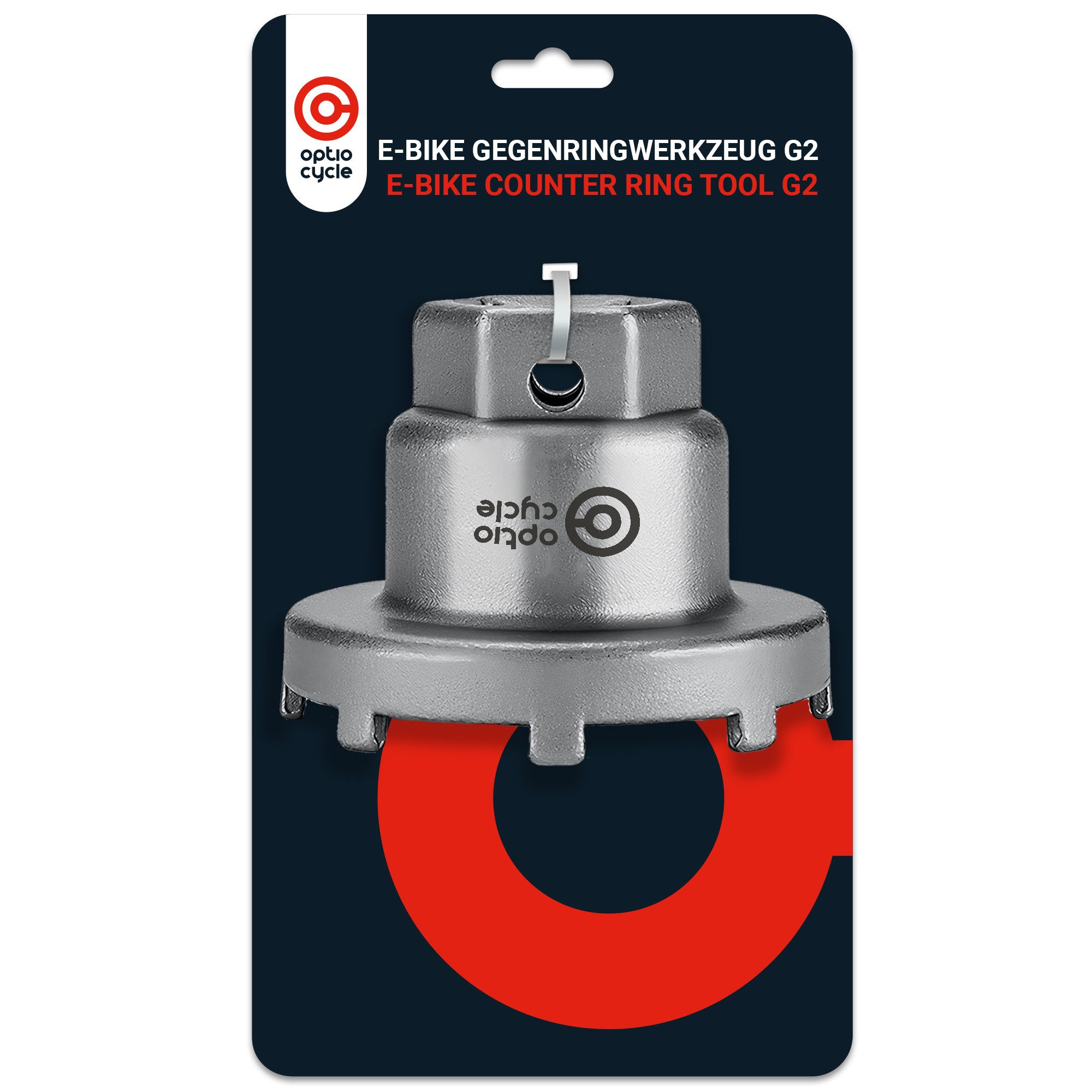 Optio Cylce Tretlagerschlüssel Optio Cycle Lockring Werkzeug für Bosch Gen 2, E-Bike Spider Tool