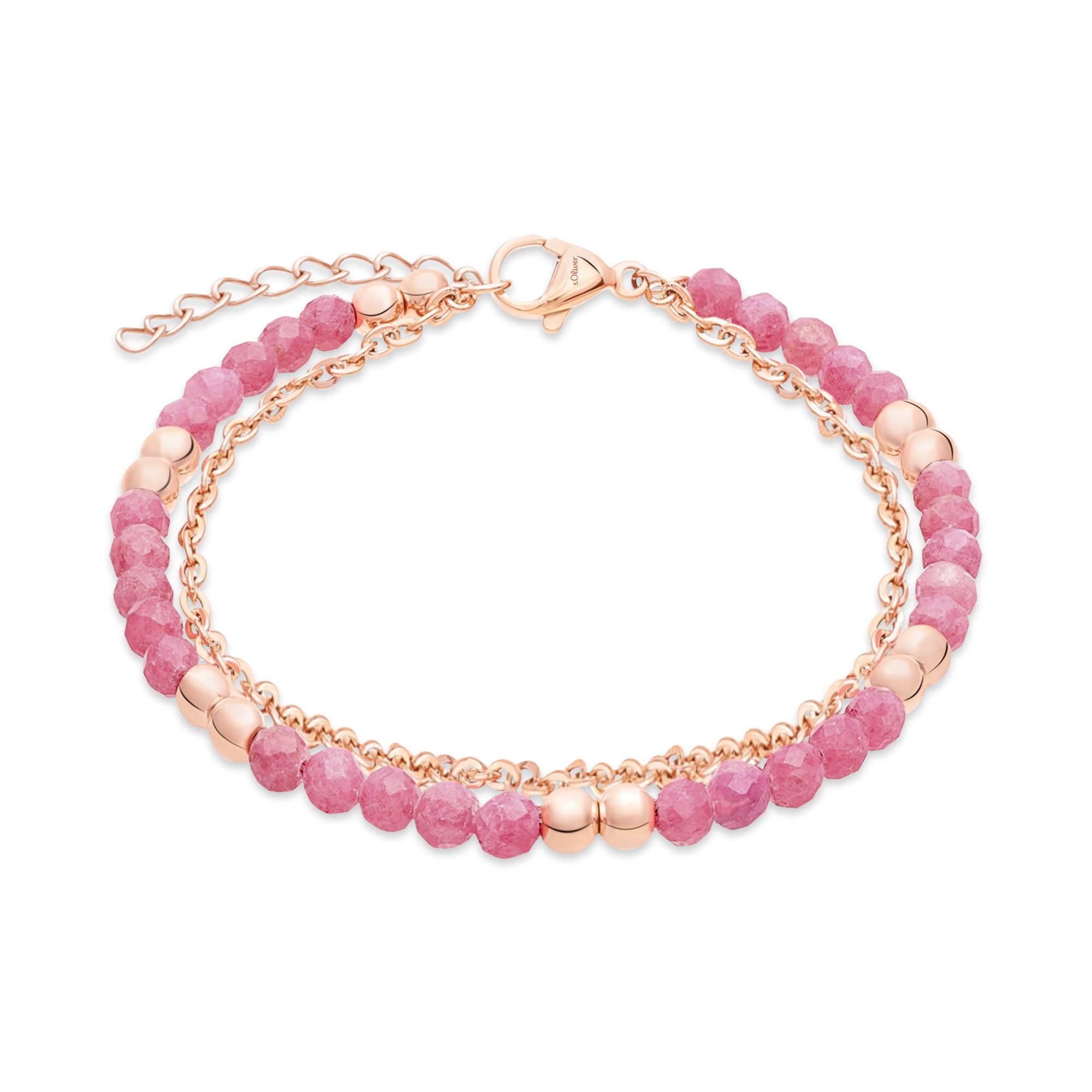 s.Oliver Armband Colorful Beads, mit Glasperle
