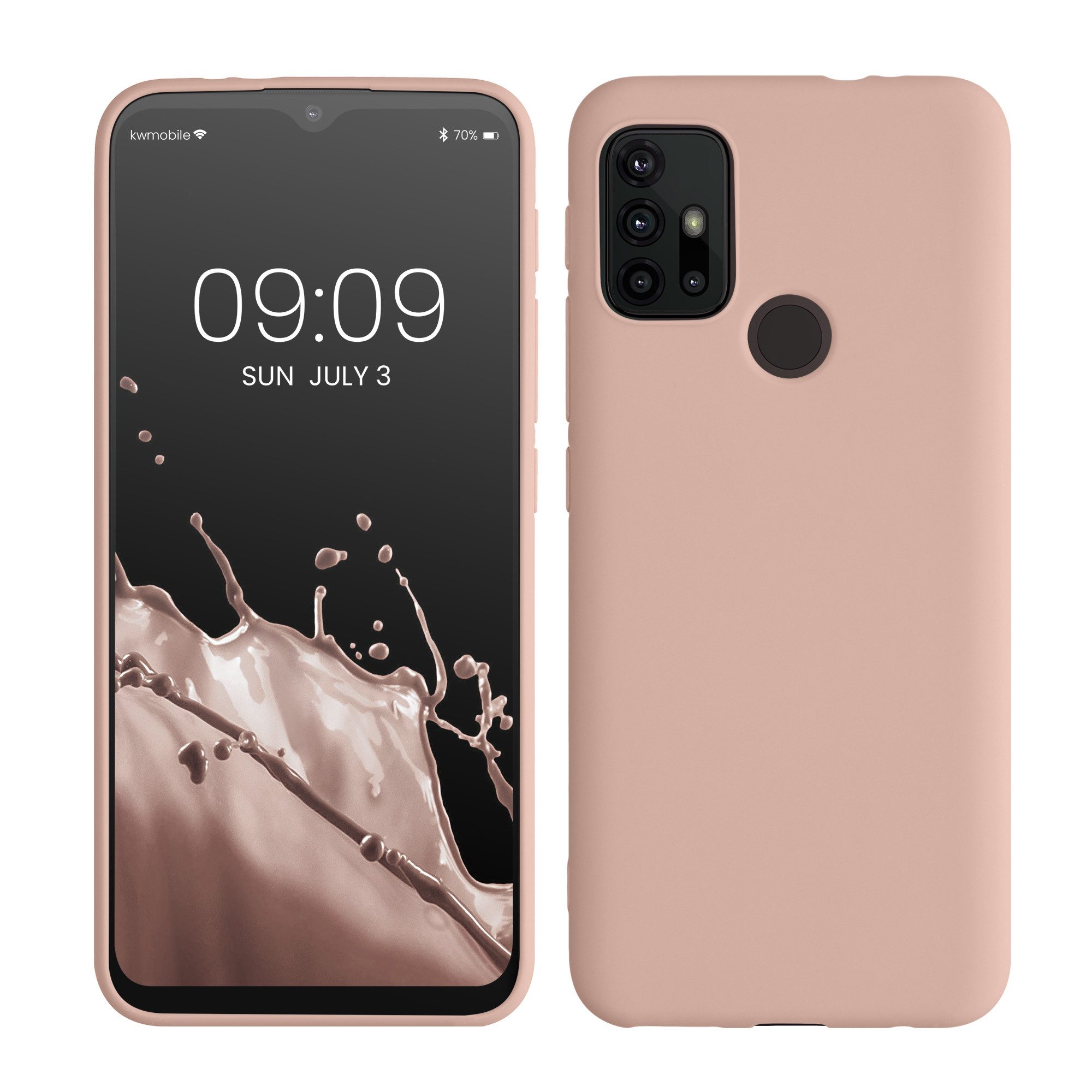 kwmobile Handyhülle Hülle für Motorola Moto G30 / Moto G20 / Moto G10, Hülle Silikon - Soft Handyhülle - Handy Case Cover
