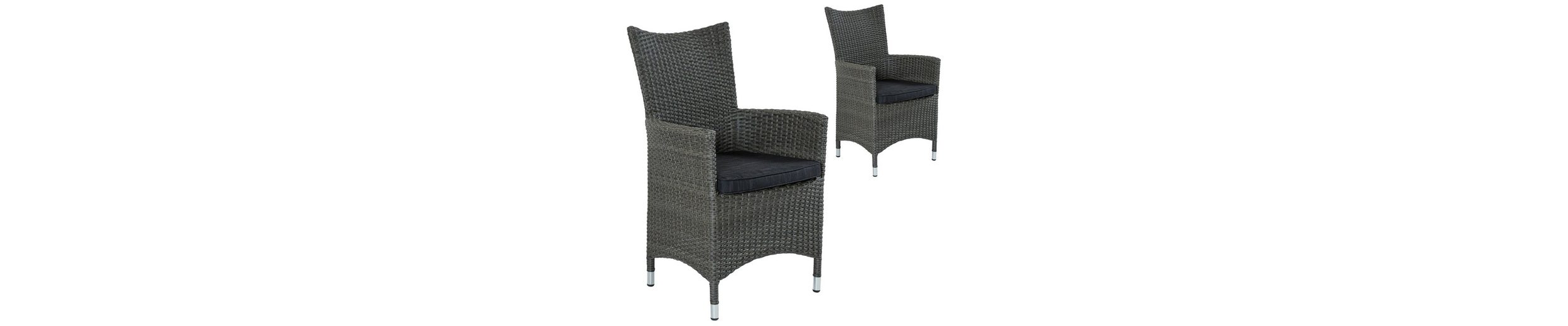 LC Garden Rattanstuhl »LC Garden »Barcelona« Dining 2er Set