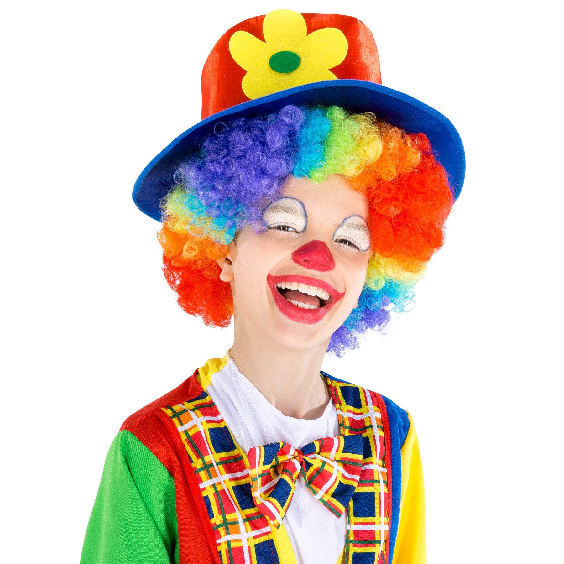dressforfun Clown-Kostüm Kinder - Teenkostüm Clown Sockenschuss, Wundervoller Frack mit Knopfverschluss