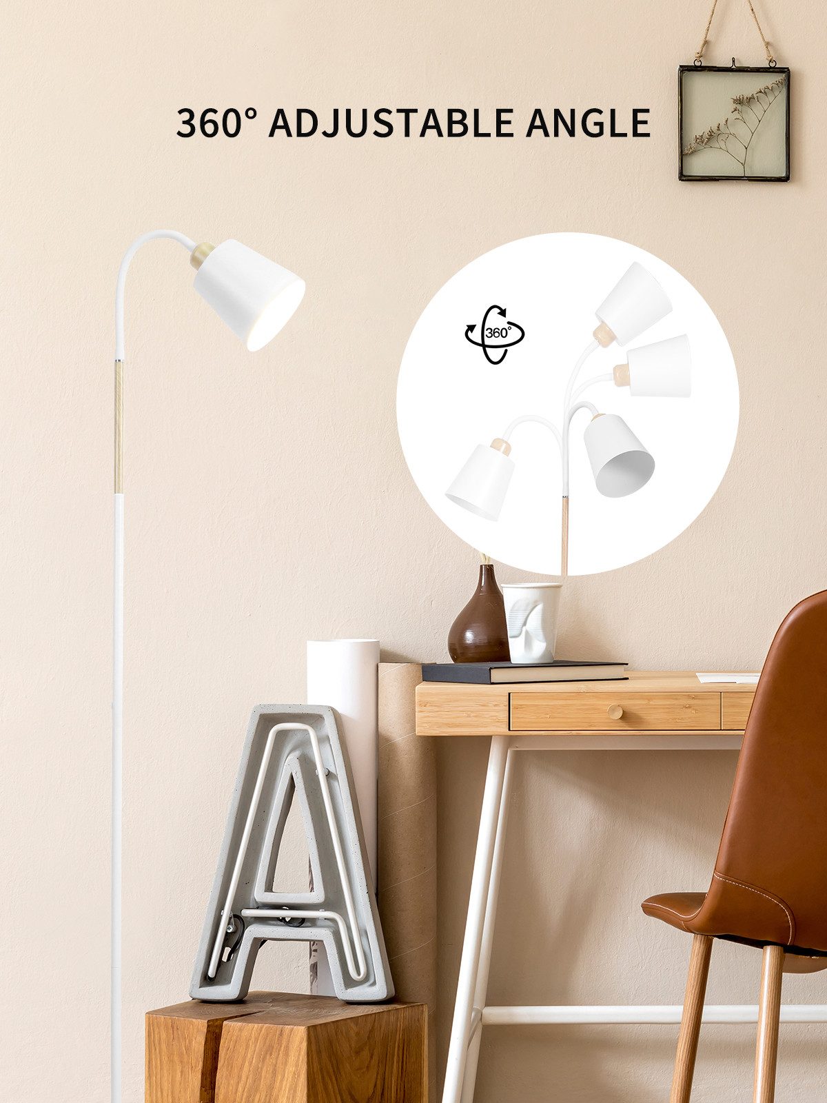 ANTEN LED Stehlampe 360° Schwenkbare LED günstig online kaufen