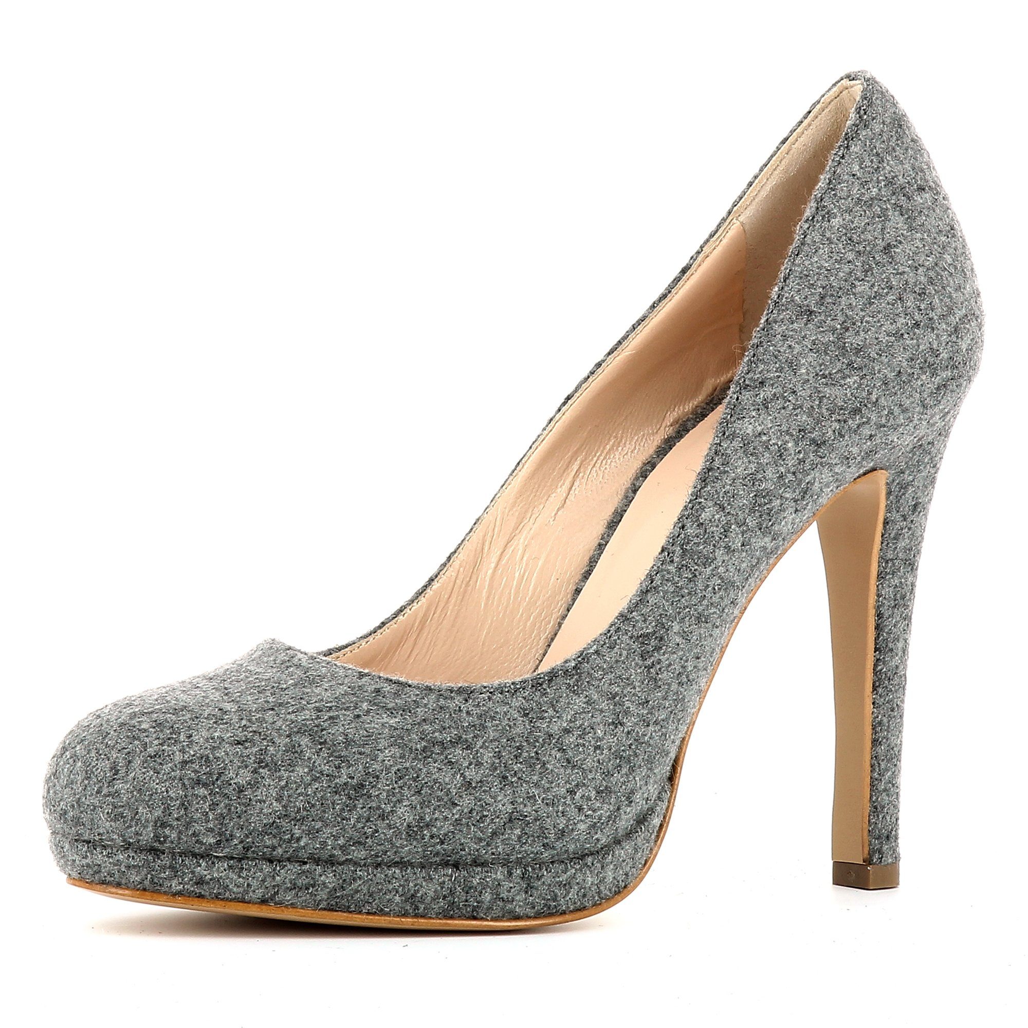 in Pumps CRISTINA Italy grau Evita Handmade