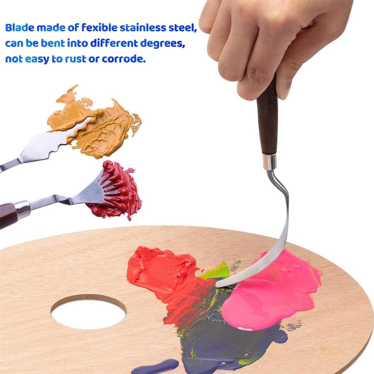 RWEUOQ Flexspachtel Palettenmesser Set 15 Stück günstig online kaufen