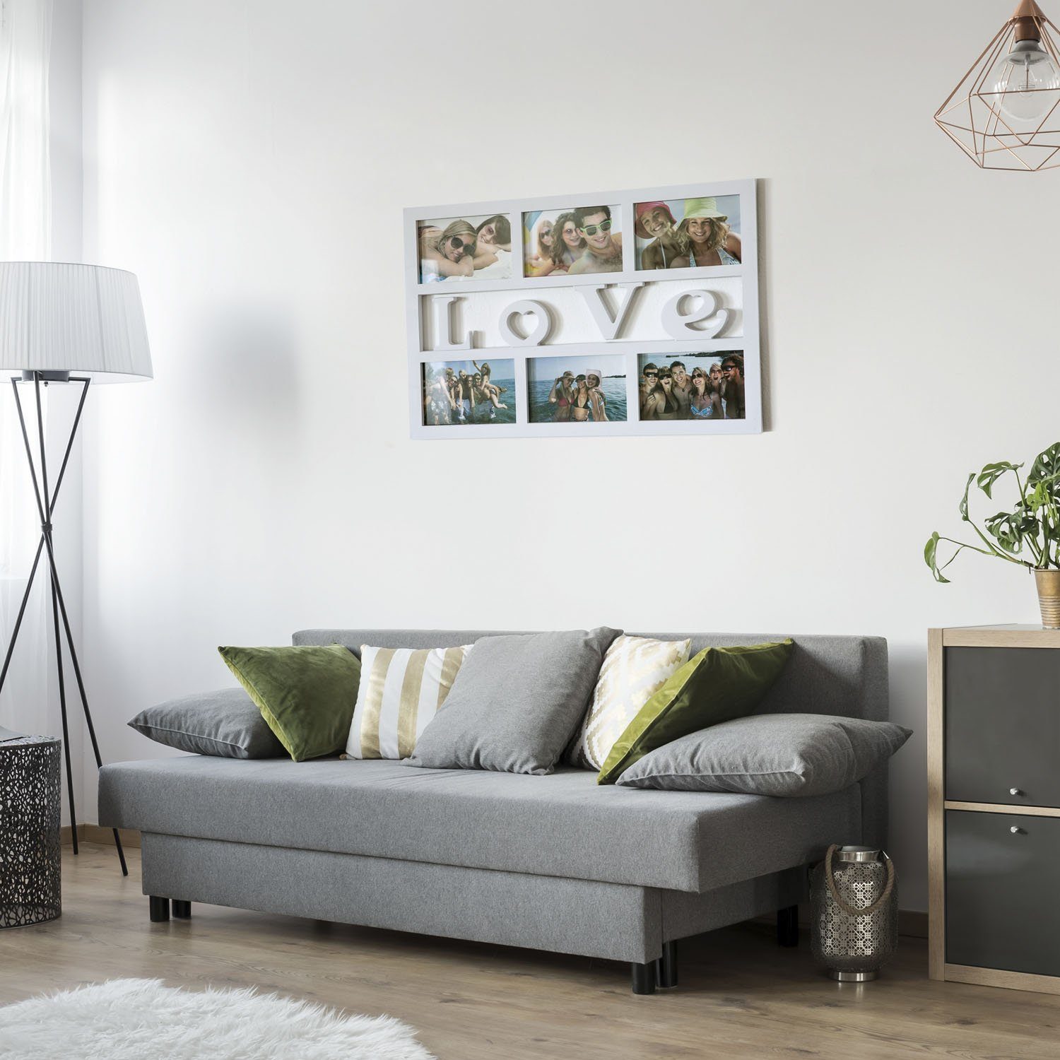 Goods+Gadgets Bilderrahmen XXL Fotorahmen Bildergalerie, für günstig online kaufen