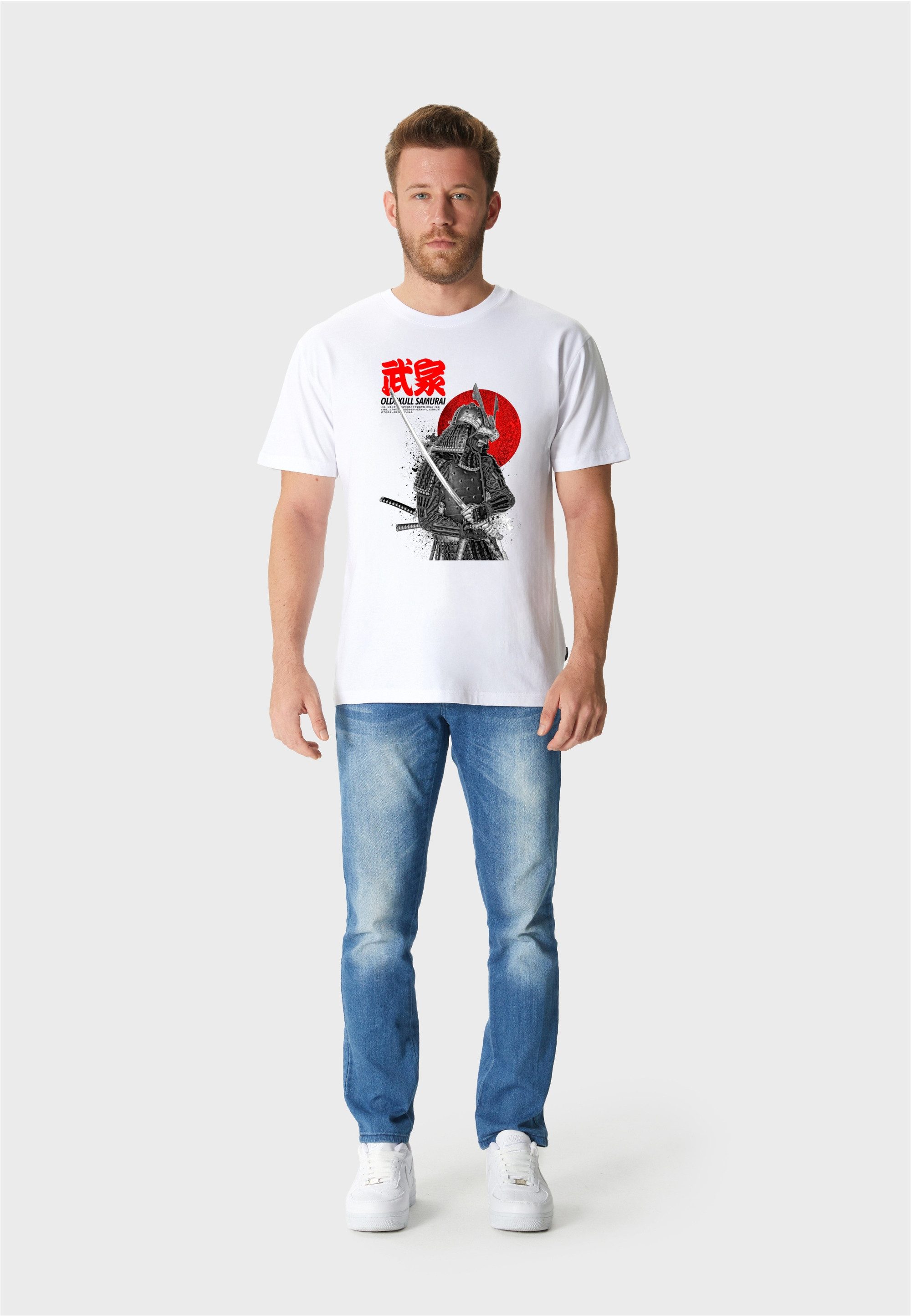 Oldskull T-Shirt Asian Swordsman Graphic (1-tlg) günstig online kaufen