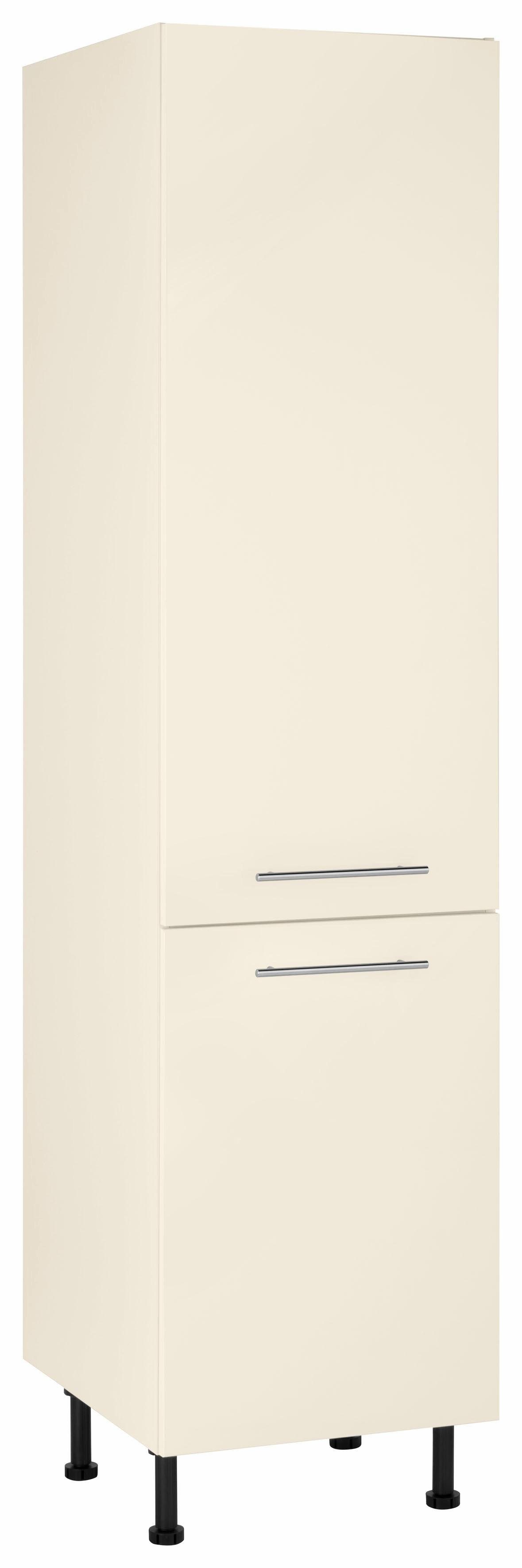 wiho Küchen Seitenschrank Ela 50 cm breit, höhenverstellbare Füße vanillefarben