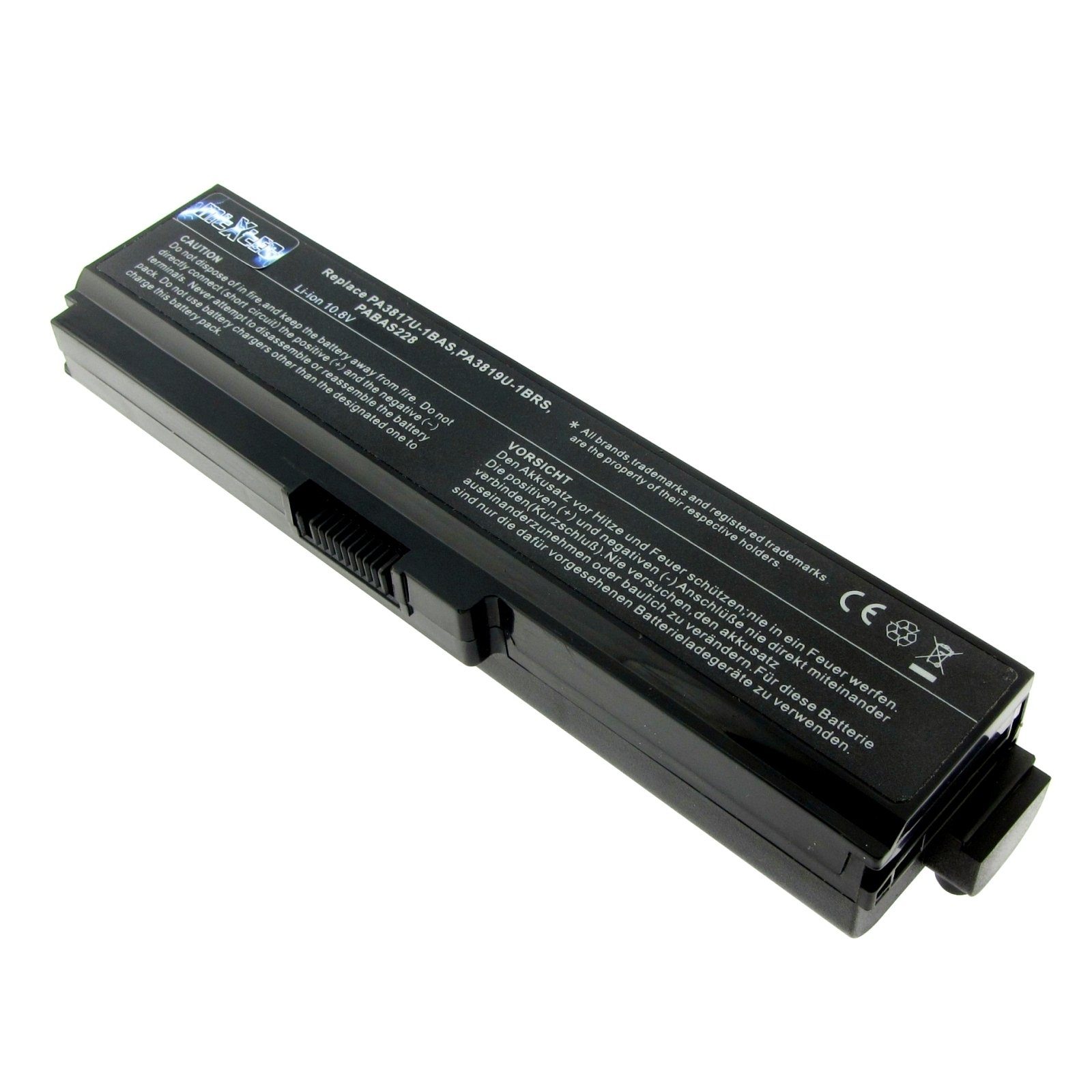 TOSHIBA Zellen, 12 Wh, P750-142, 10.8V, LiIon, Akku Satellite 8800mAh Hochka für Lithium-Ionen (LiIon) Laptop-Akku, 95 MTXtec