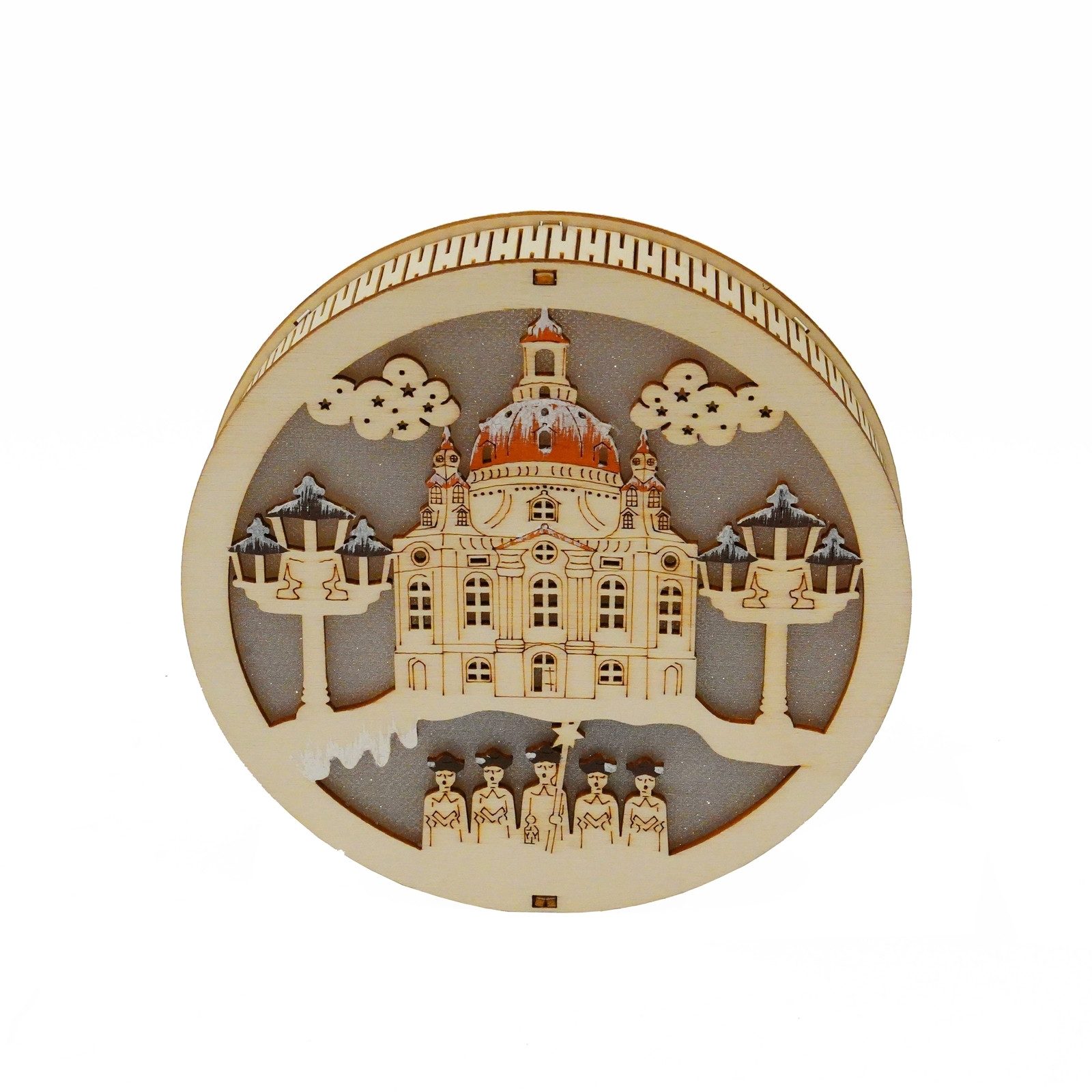 HTI-Living Schwibbogen LED Weihnachtsdeko Dresden Frauenkirche (1-tlg), Leu günstig online kaufen