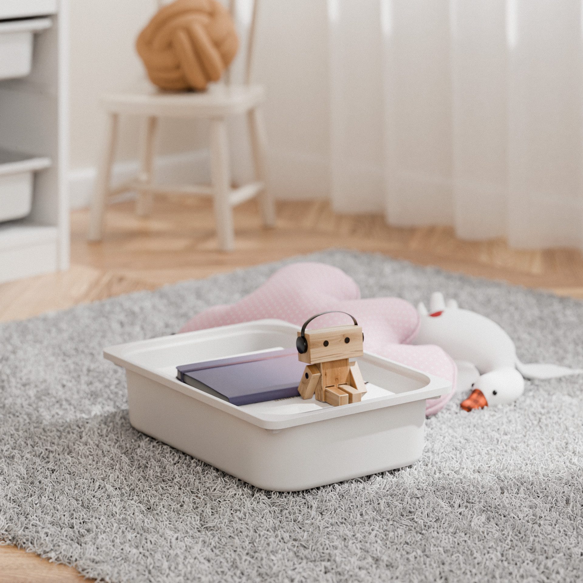 Clutter Cover Aufbewahrungsbox "TRÖVI" (Box passend für Trofast Regale, Kis günstig online kaufen