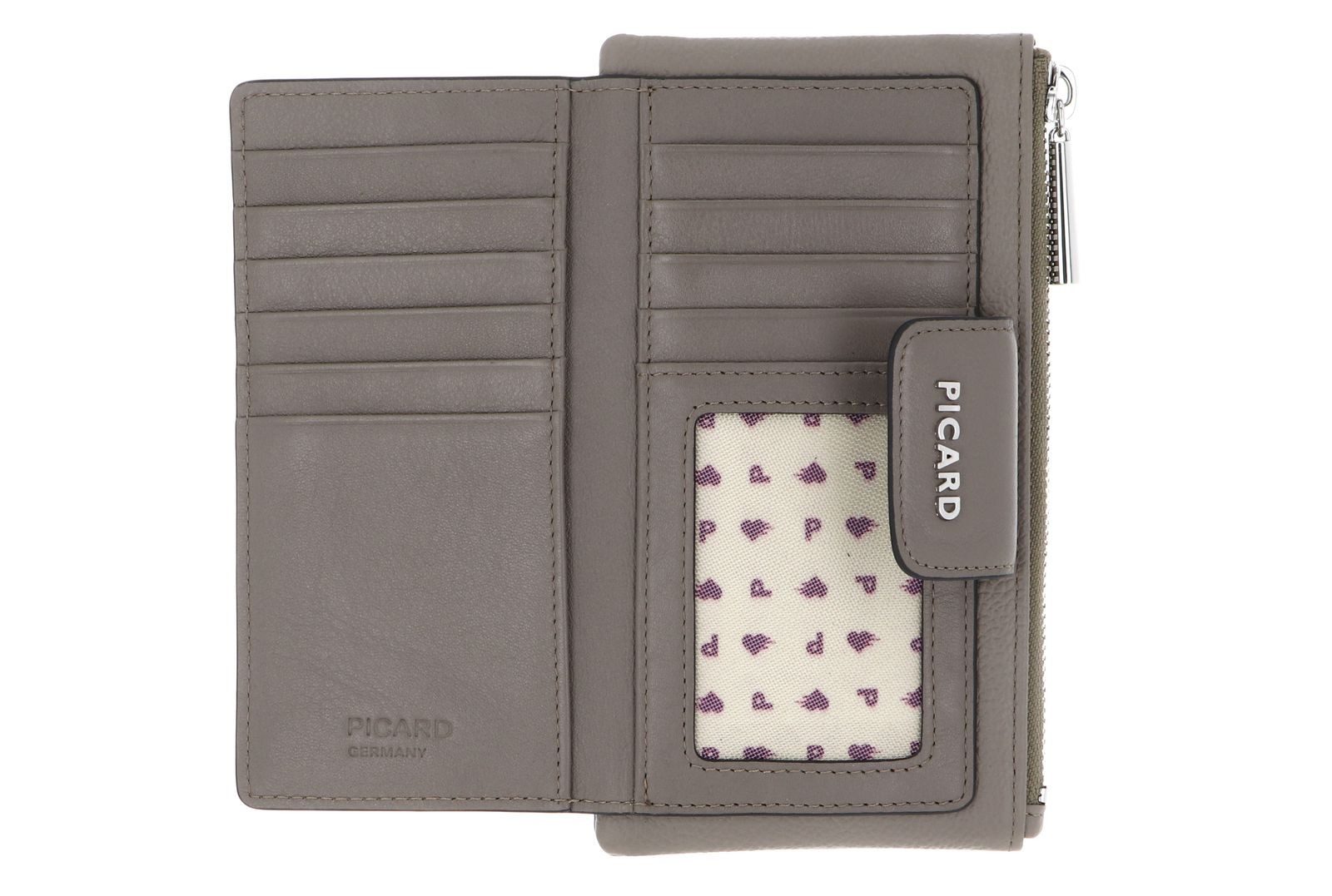 Picard Geldbörse Wallet, aus echtem Rindsleder