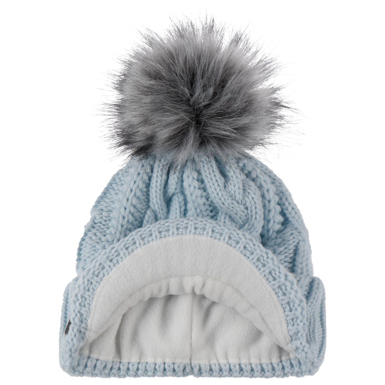 McBurn Bommelmütze (1-St) Beanie mit Schirm, Made in Italy günstig online kaufen