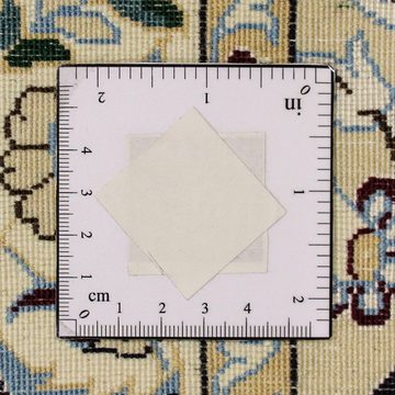 Orientteppich Perser - Nain - Premium quadratisch - 260 x 252 cm - dunkelblau, morgenland, quadratisch, Höhe: 6 mm, Wohnzimmer, Handgeknüpft, Einzelstück mit Zertifikat